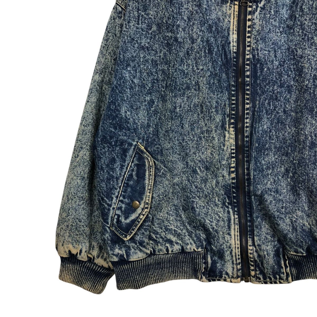 Hysteric Glamour 🔥VINTAGE BOMBER JACKET DENIM MADSTATION BIG LOGO Size US M / EU 48-50 / 2 - 6 Thumbnail