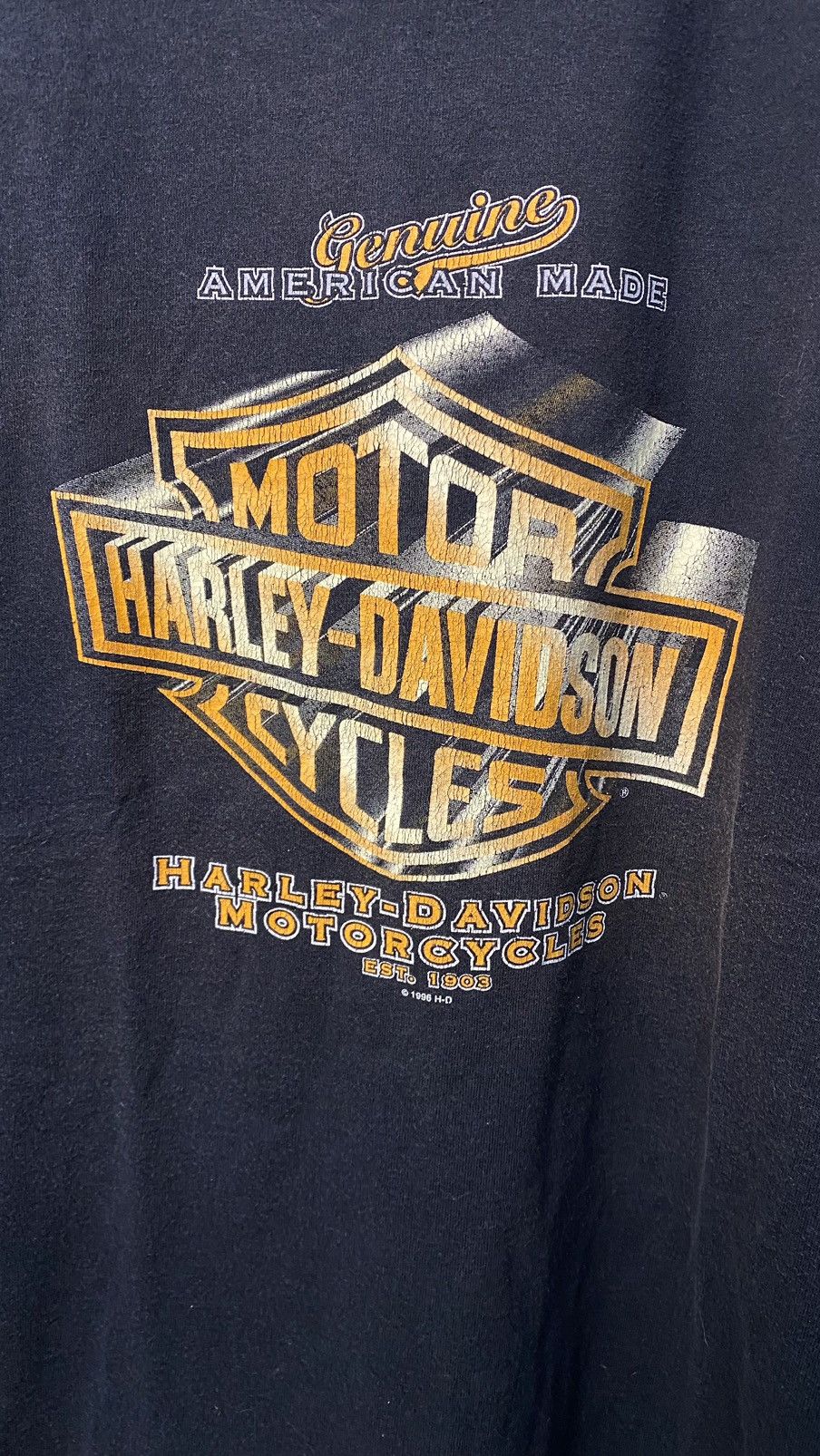 Harley Davidson Vintage Harley Davidson 1996 rare tee Size US XL / EU 56 / 4 - 4 Thumbnail