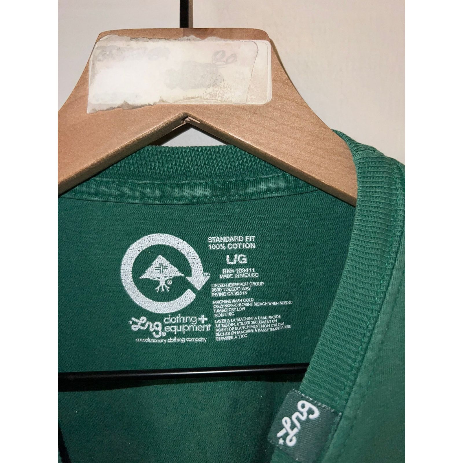 LRG Y2K LRG Green Shirt Underground Inventive Shirt Tee L Large Size US L / EU 52-54 / 3 - 4 Thumbnail