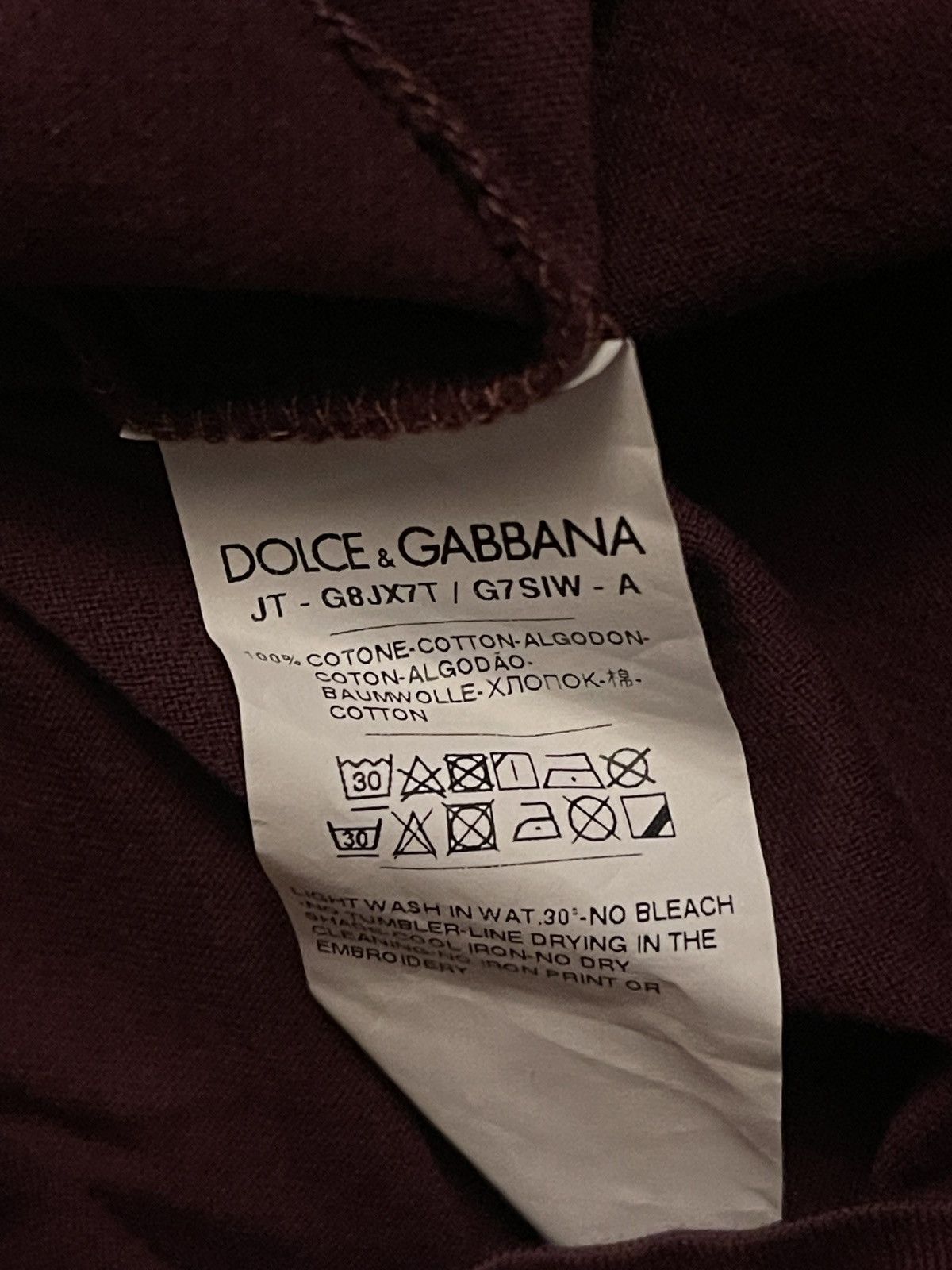 Dolce & Gabbana DOLCE & GABBANA DG Super King Cotton T-Shirt Red Yellow 46 Size US S / EU 44-46 / 1 - 8 Thumbnail