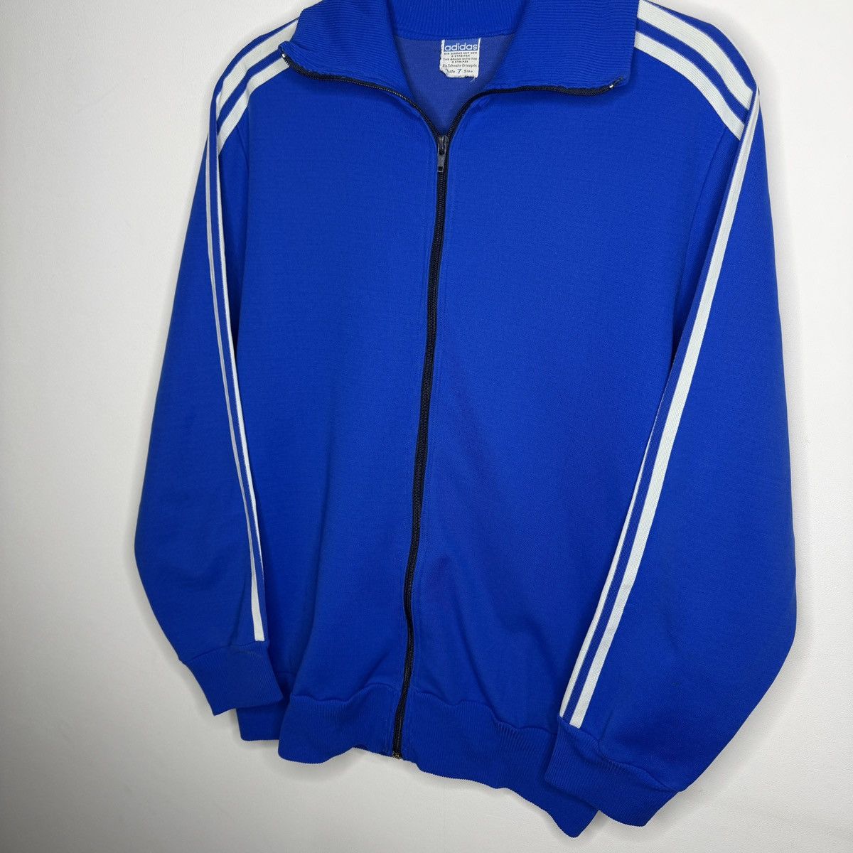 Adidas RARE Adidas 80s Vintage Retro Full Zip Track Top Jacket sz M Size US M / EU 48-50 / 2 - 2 Thumbnail