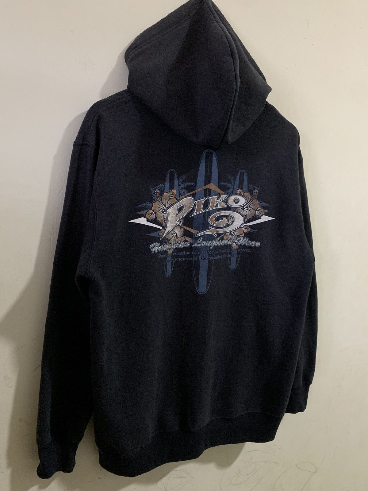 Japanese Brand (L) Y2K Piko Hawaiian Sun Faded ZIP UP HOODIE Size US L / EU 52-54 / 3 - 3 Thumbnail