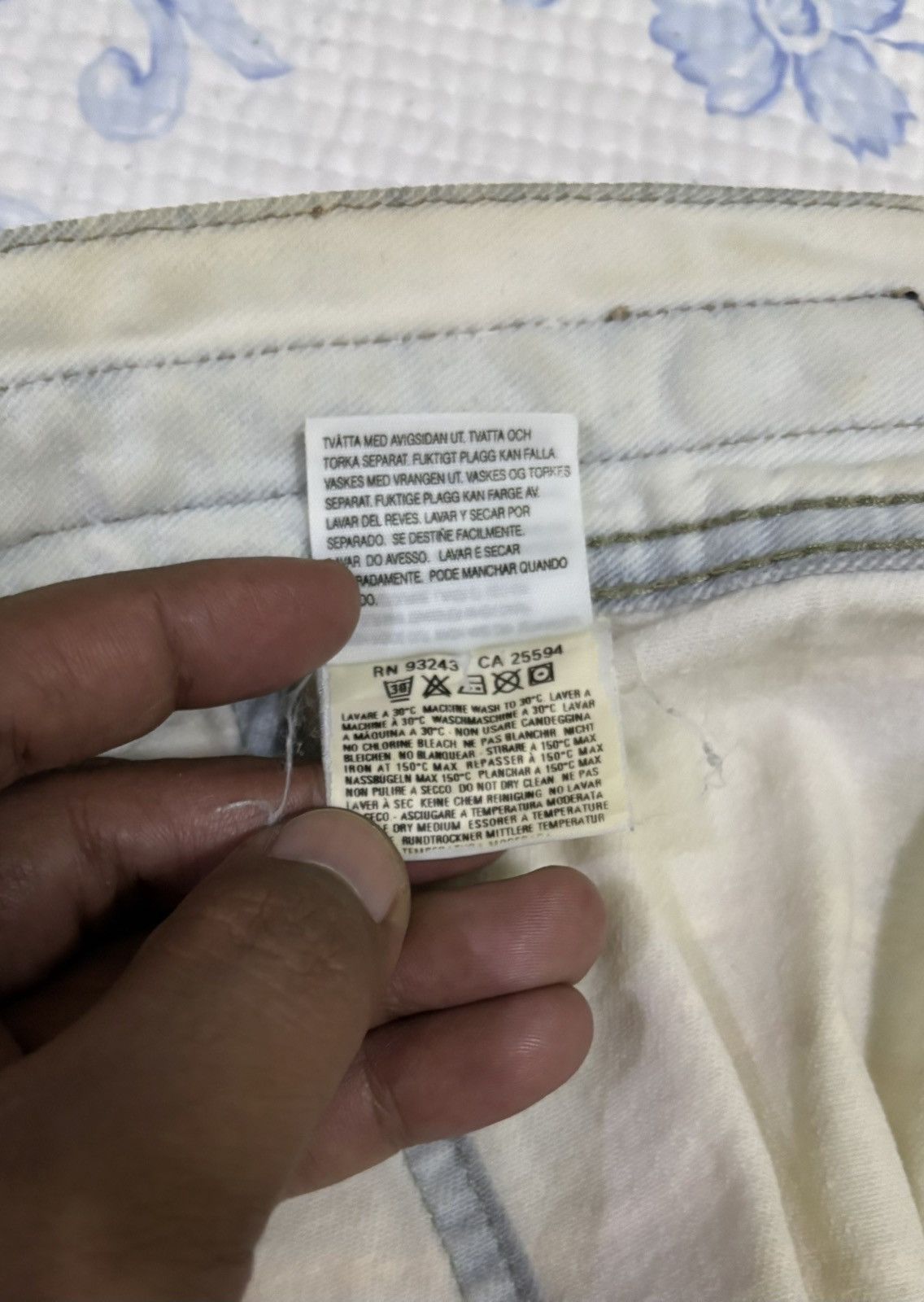 Diesel Diesel White Denim Type 3 Design Size US L / EU 52-54 / 3 - 24 Thumbnail