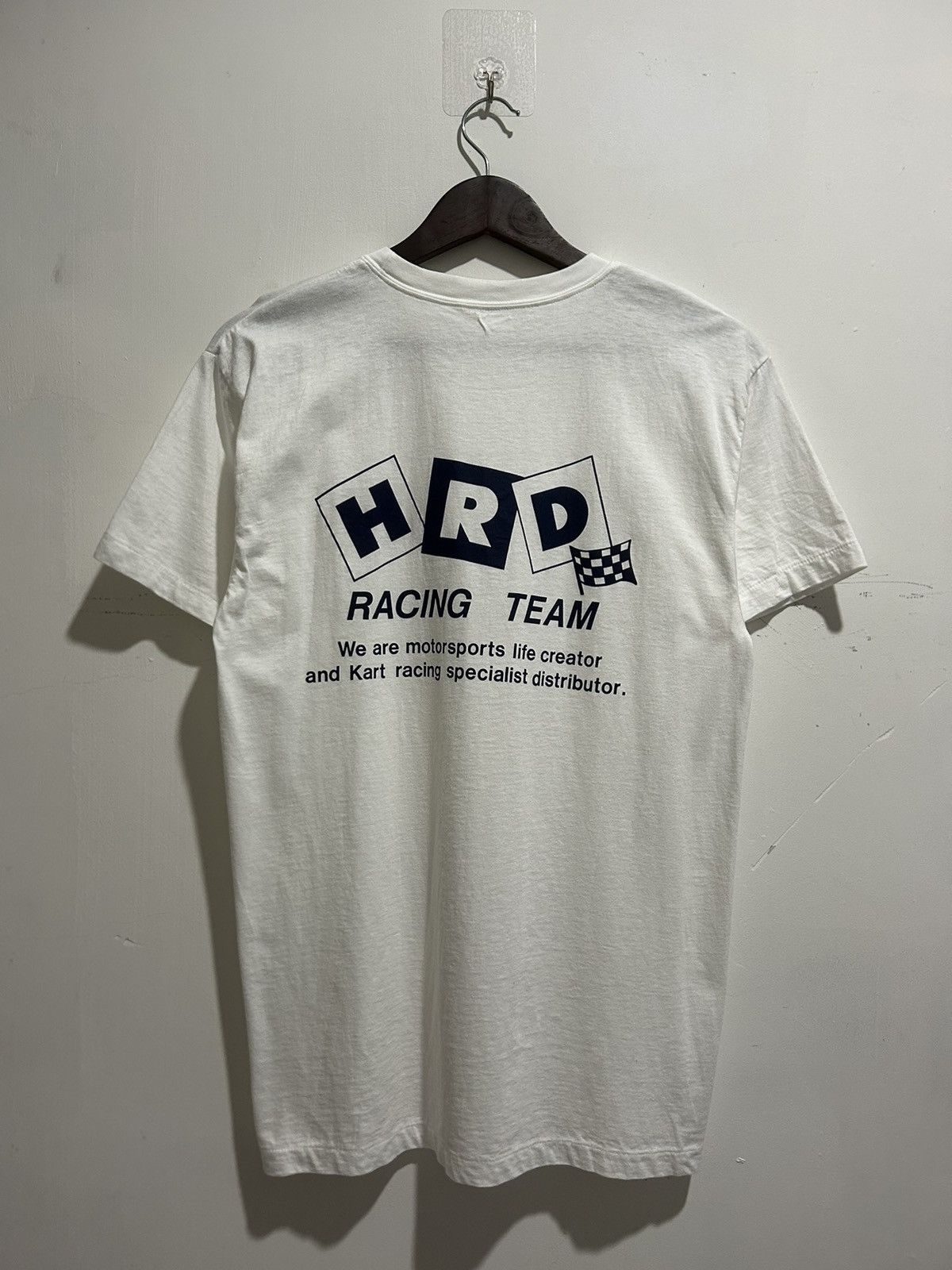 Vintage Vintage 1990s HRD Racing Team Motorsports Tshirt Size US M / EU 48-50 / 2 - 5 Thumbnail