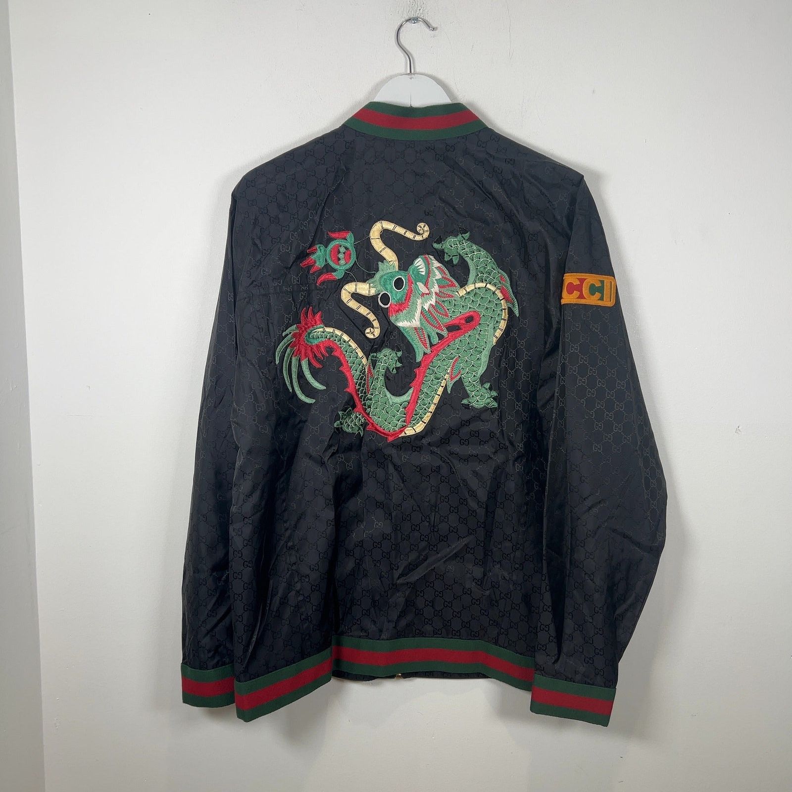 Dapper Dan × Gucci Gucci x Dapper Dan Monogram GG Souvenir Jacket Size US L / EU 52-54 / 3 - 3 Thumbnail