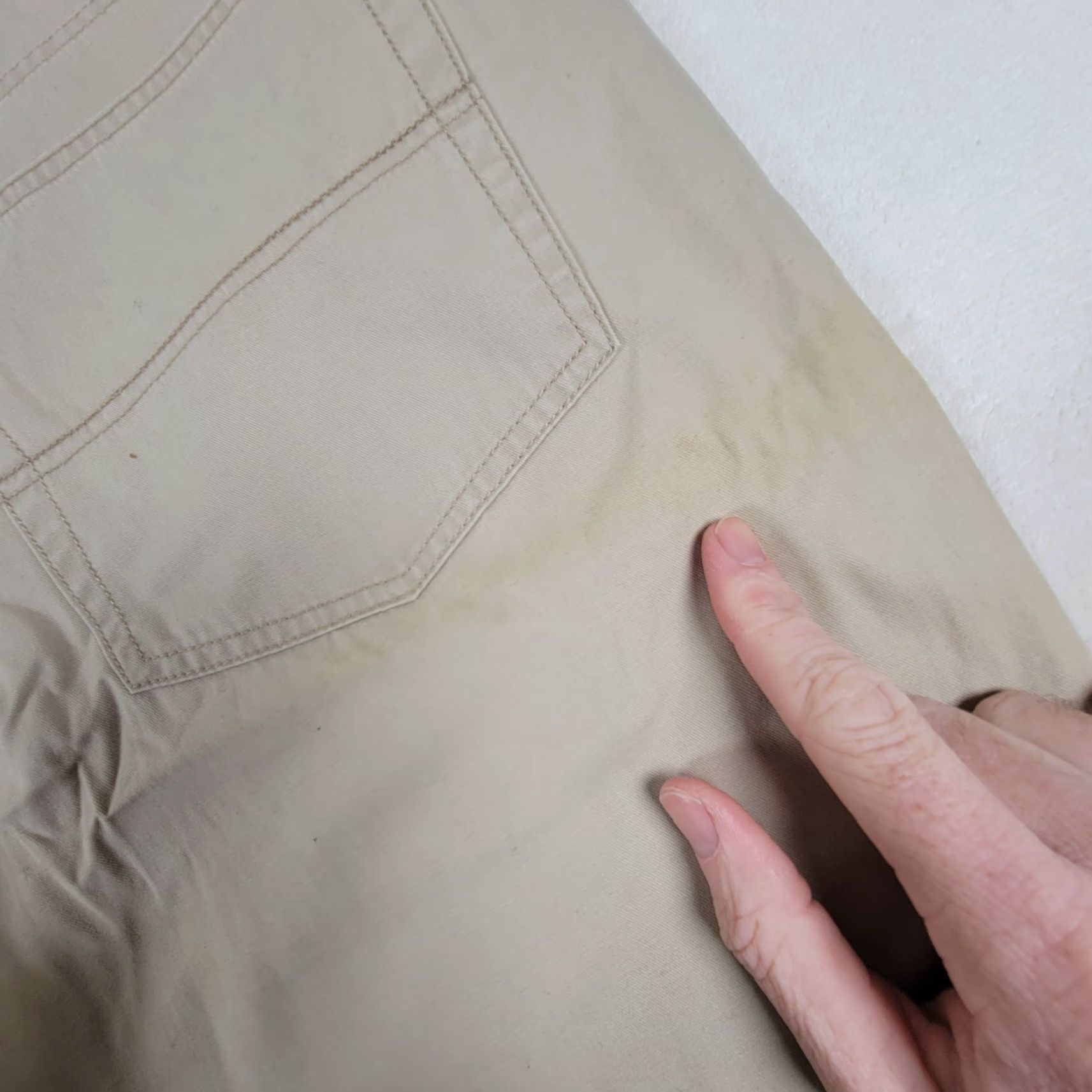 Vintage Indigo Palms Men's Khaki Dress Pants Classic Fit 42x32 Pant Tan Size US 42 / EU 58 - 7 Thumbnail