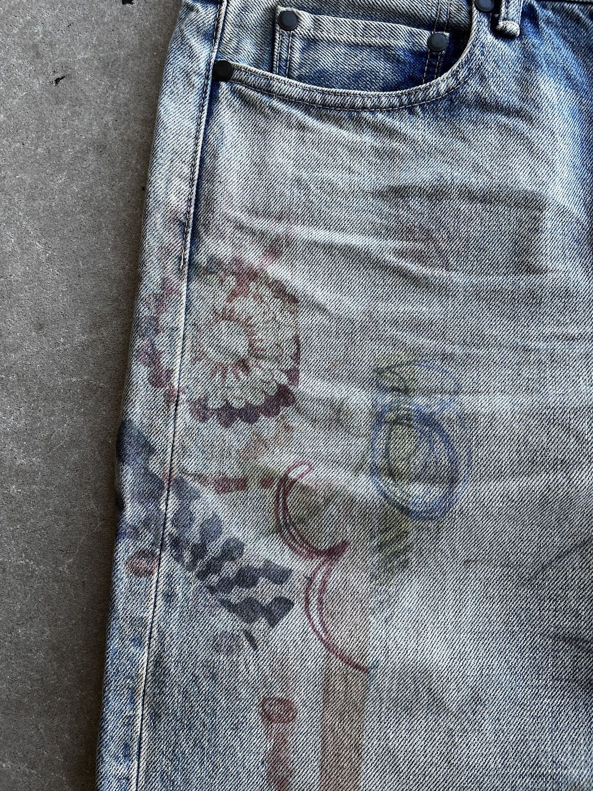 John Elliott John Elliot Daze Scribble Jeans (unisex) Size US 32 / EU 48 - 5 Thumbnail