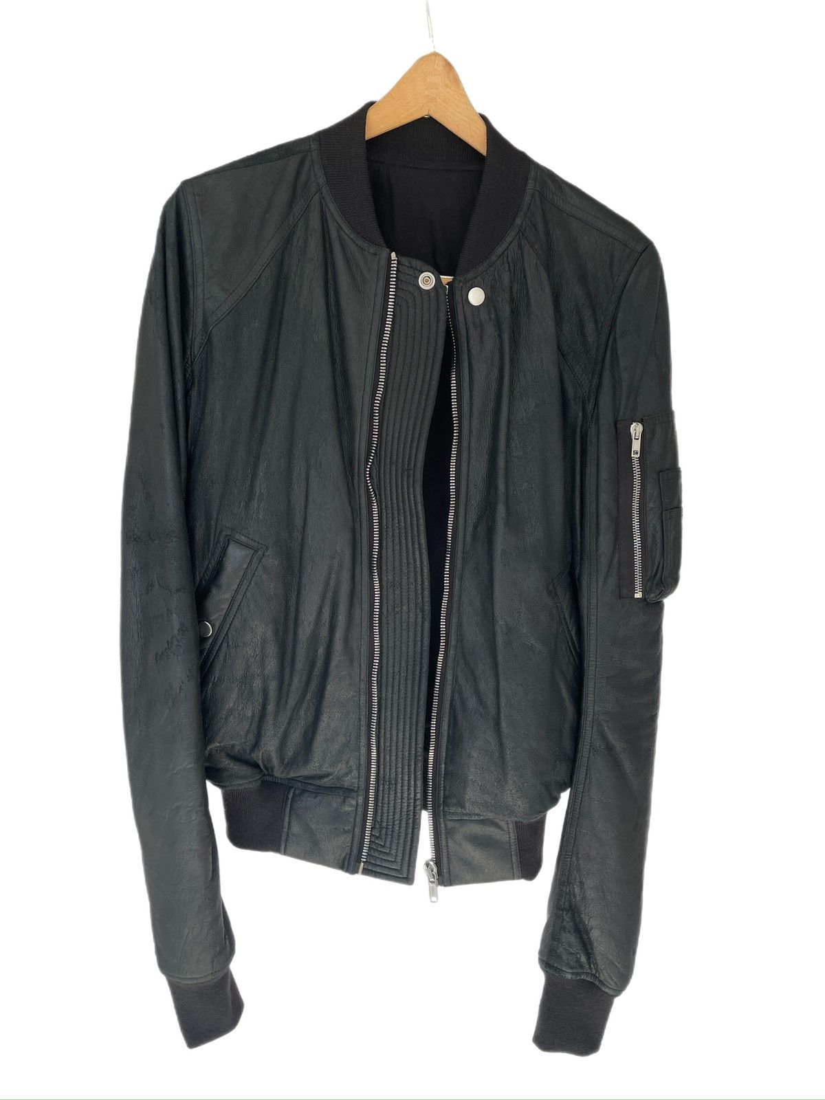 Rick Owens Rick Owens Sisyphus Lambskin Bomber Jacket Size US M / EU 48-50 / 2 - 3 Thumbnail