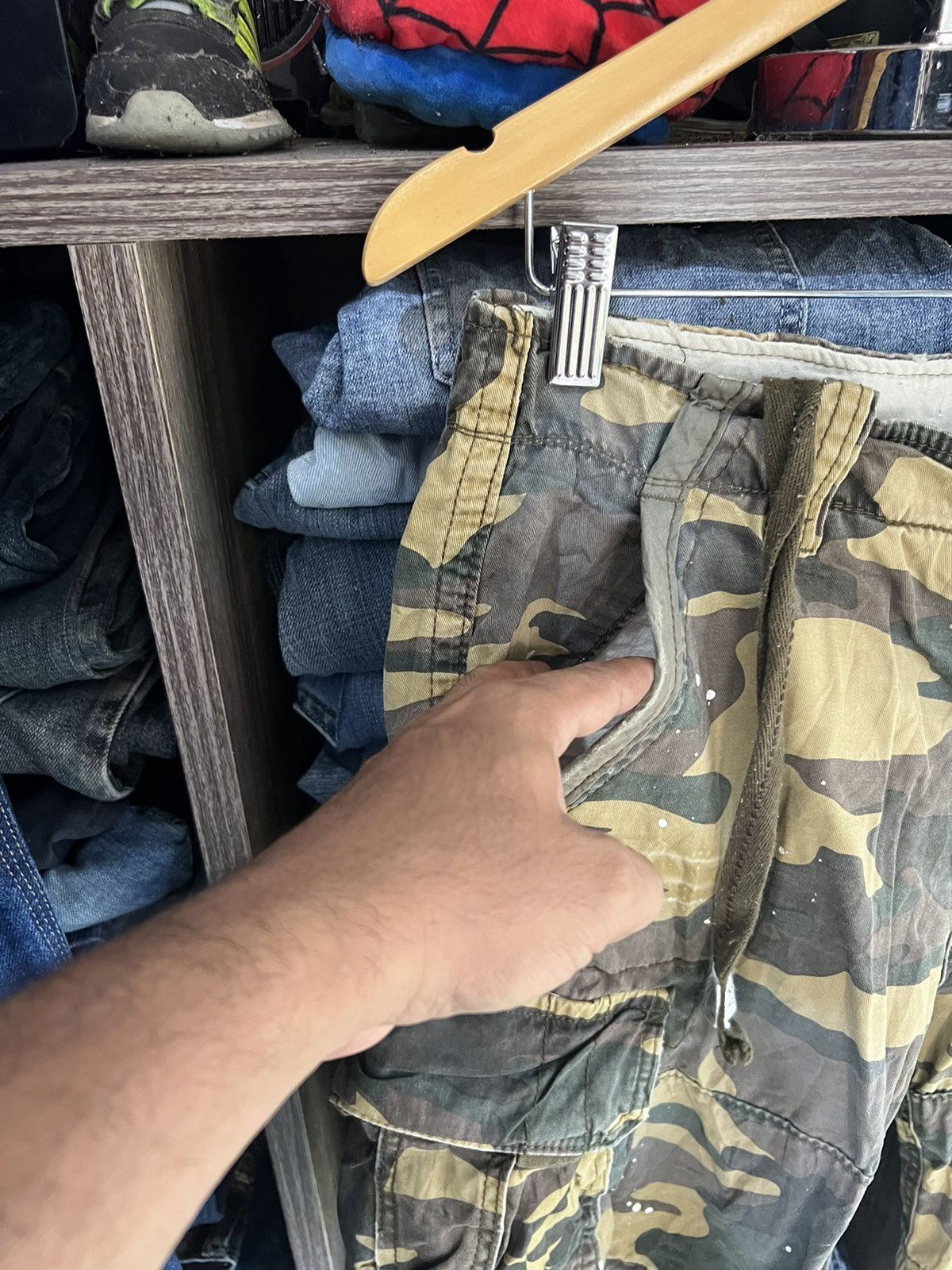 Abercrombie & Fitch 🔥Vintage Abercrombie & Fitch Camo Short Pant Cargo Size US 31 - 9 Thumbnail