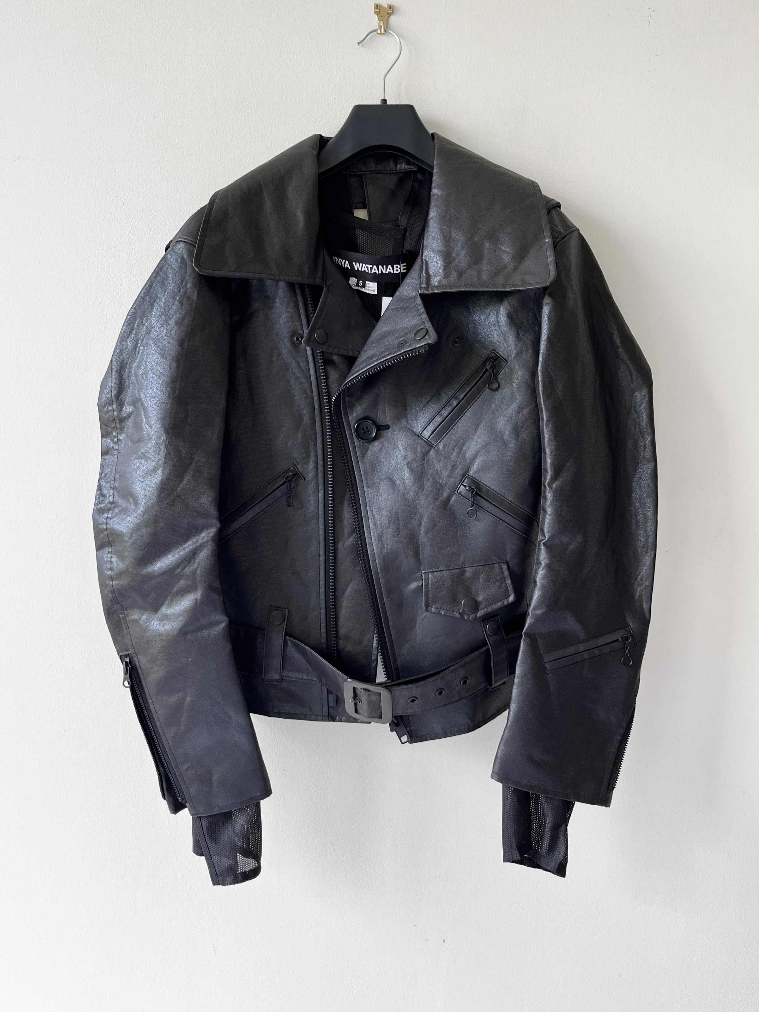 Junya Watanabe Junya Watanabe AD2023 Waxed Biker Perfecto Jacket Size S / US 4 / IT 40 - 1 Thumbnail