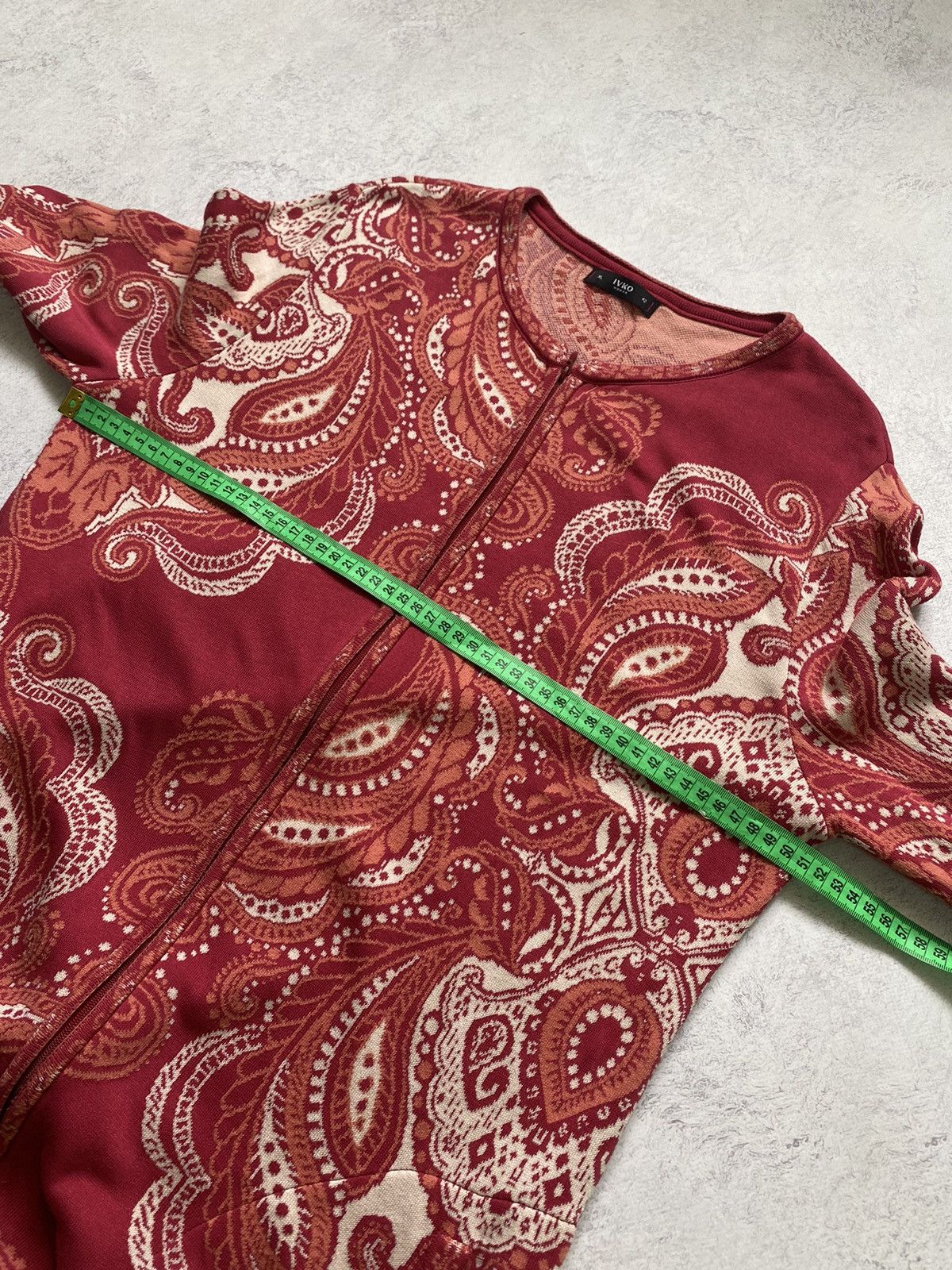 Other IVKO Women’s Floral Multicolor Zip Up Cardigan Size XL Size XL / US 12-14 / IT 48-50 - 11 Thumbnail