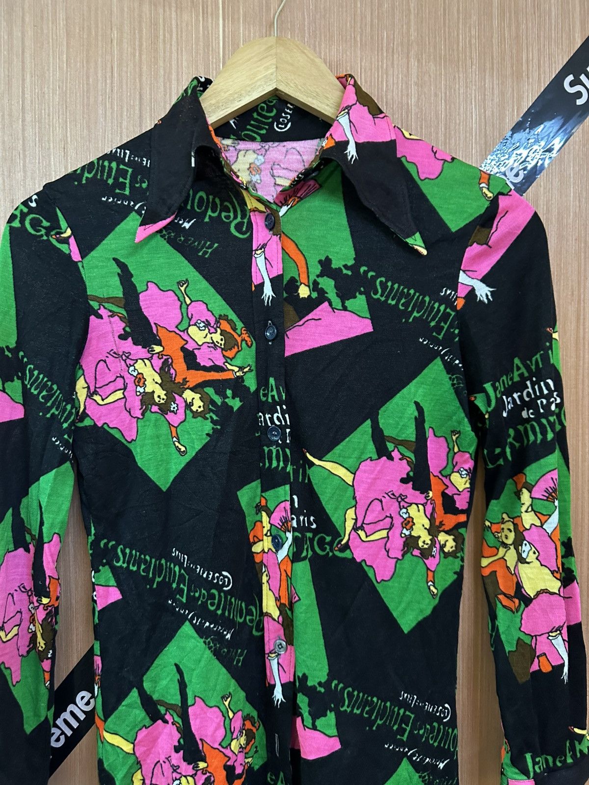 Jean Paul Gaultier Vintage 90's Redoute des etudiants France Art Shirts Size XS / US 0-2 / IT 36-38 - 3 Thumbnail
