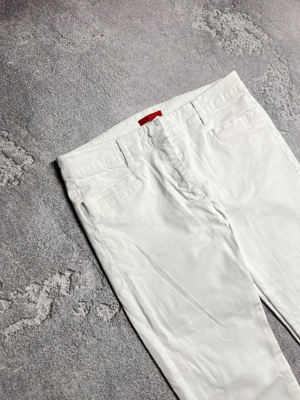 Prada Prada Red Tab Mid-Rise Skinny Leg Trouser Pants Size 42 Size 28" / US 6 / IT 42 - 2 Thumbnail