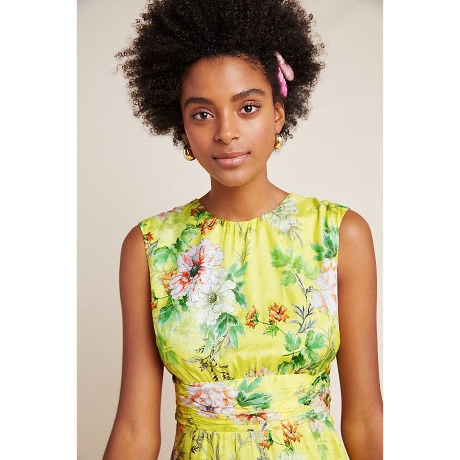 Anthropologie Anthropologie Sparrow Silky Floral Midi Dress $238 SIZE 6 Size M / US 6-8 / IT 42-44 - 3 Thumbnail