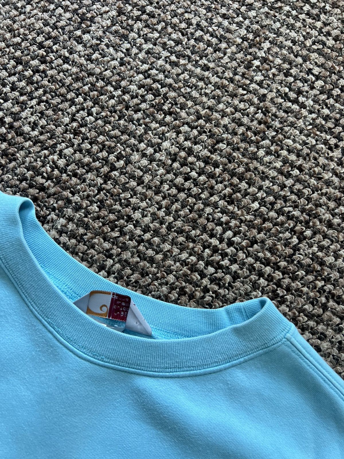 Carhartt × Vintage Vintage Carhartt Sweatshirt Crew Neck 90s Blue Hype Size US XXL / EU 58 / 5 - 5 Thumbnail
