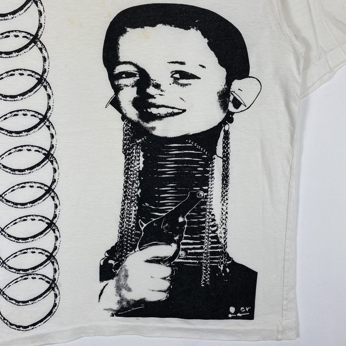 Japanese Brand × Vintage 1997 TOILET ACROBATIC ACTIVIST PRODUCED BY PIED PIPER TEE Size US S / EU 44-46 / 1 - 5 Thumbnail