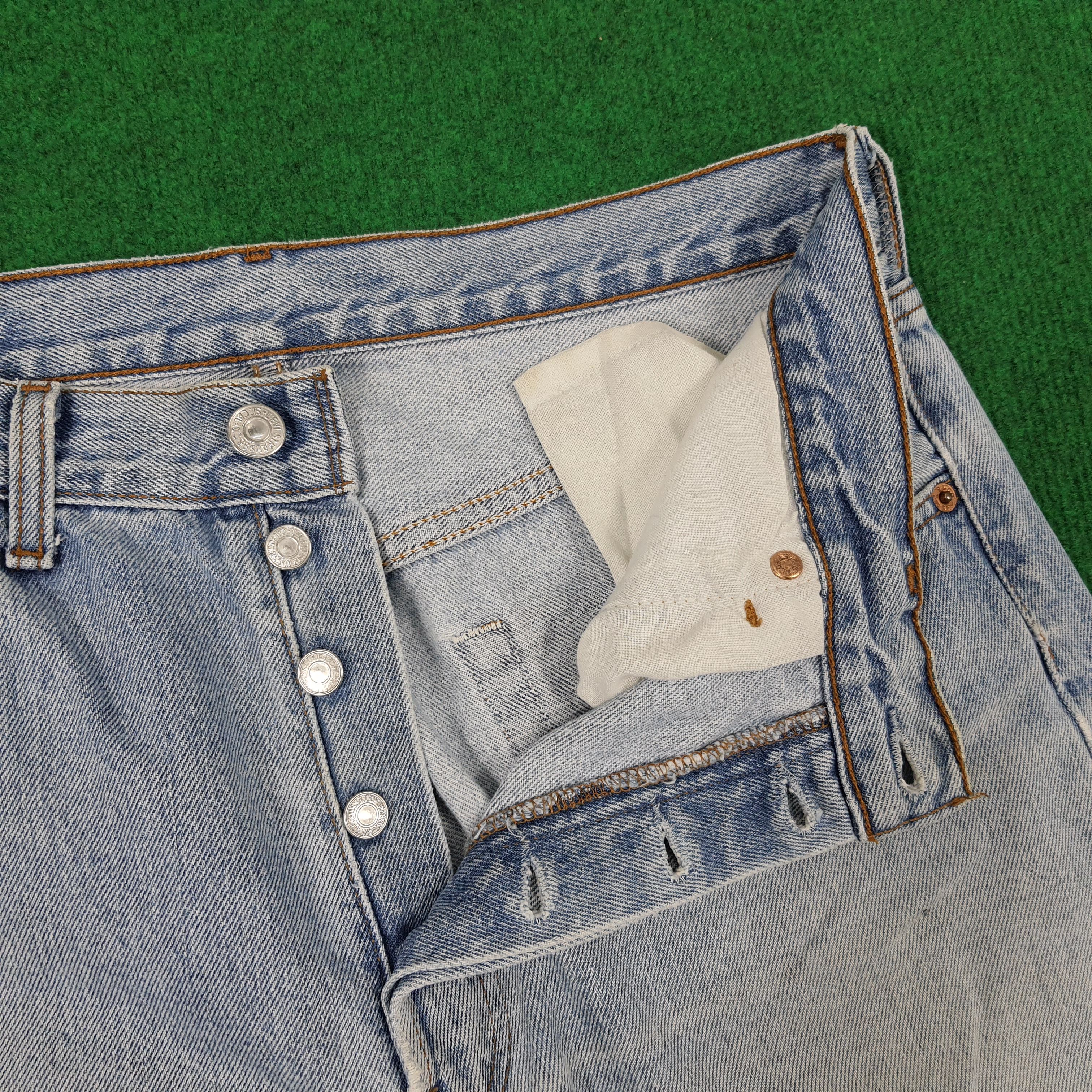 Levi's × Vintage Vintage Levi's 501 Distressed Denim Jeans Size US 30 / EU 46 - 6 Thumbnail