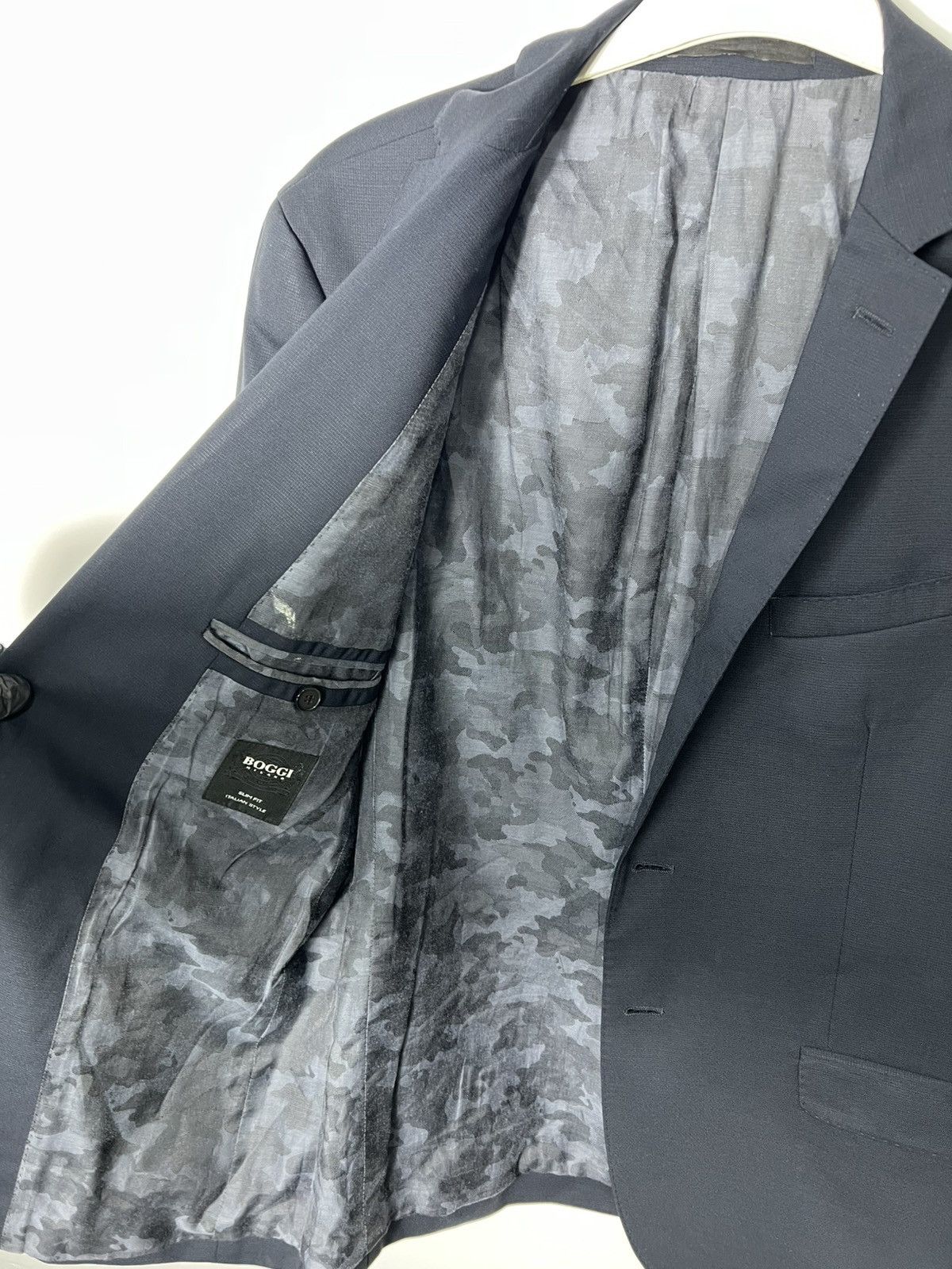Boggi Vintage luxury designer Boggi Milano Blazer Size 50 Size 50R - 4 Thumbnail