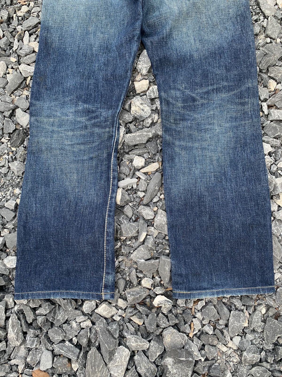 Edwin VINTAGE EDWIN 505ZX SELVEDGE RUSTY JAPANESE DISTRESSED DENIM Size US 32 / EU 48 - 9 Thumbnail