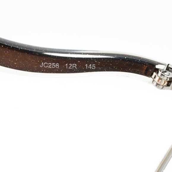 Jimmy Choo Jimmy Choo JC256 012R 00 Eyeglasses Brown/Silver 53mm Frame Size ONE SIZE - 6 Thumbnail