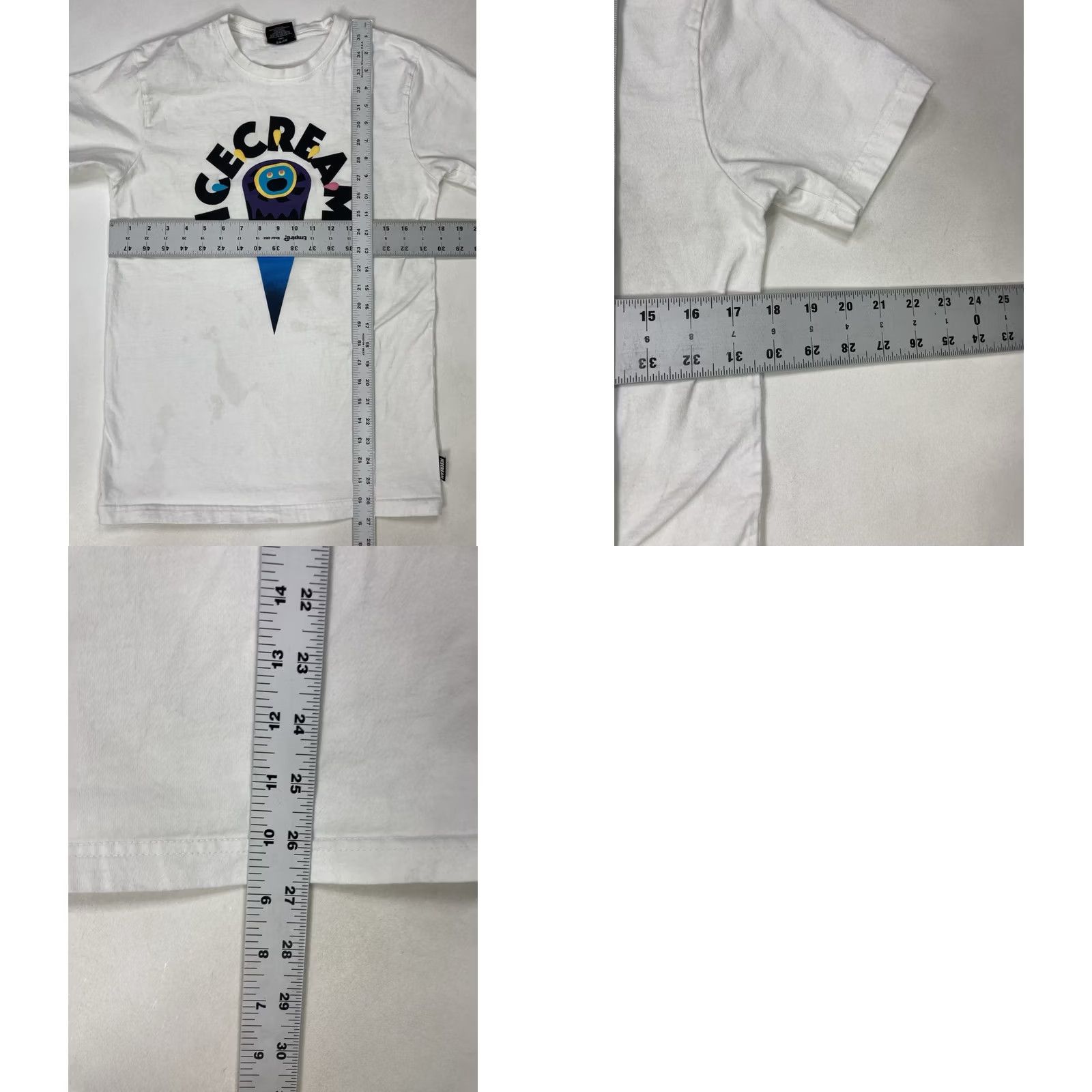 Vintage VINTAGE Icecream BBC Graphic T-shirt Men Small White Short Sleeve Size US S / EU 44-46 / 1 - 8 Thumbnail