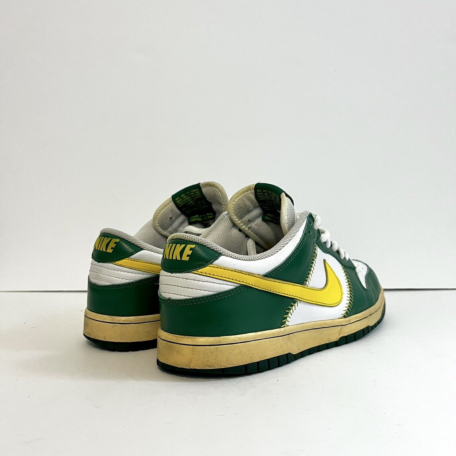 Nike 2006 Nike Dunk Low Baseball Pack Oakland A’s 309431 171 VTG Size US 10 / EU 43 - 4 Thumbnail