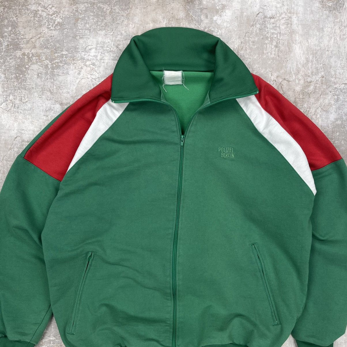 Vintage VINTAGE 80s POLIZEI BERLIN ZIP SWEATSHIRT TRACK TOP KANYE Size US L / EU 52-54 / 3 - 2 Thumbnail