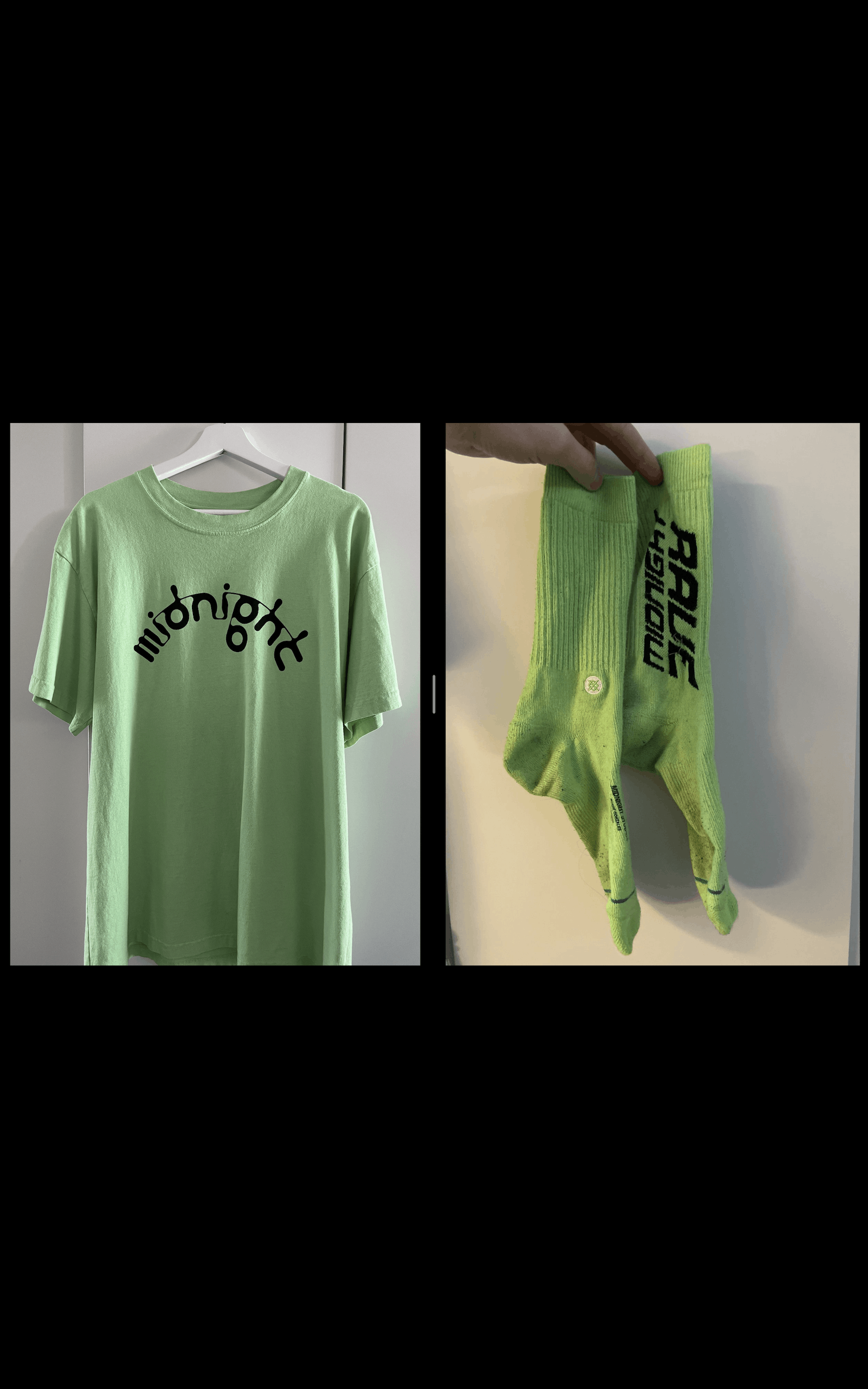 A$AP Rocky × AWGE × Midnight Studios Midnight Studios T-shirt+socks Size US L / EU 52-54 / 3 - 1 Thumbnail