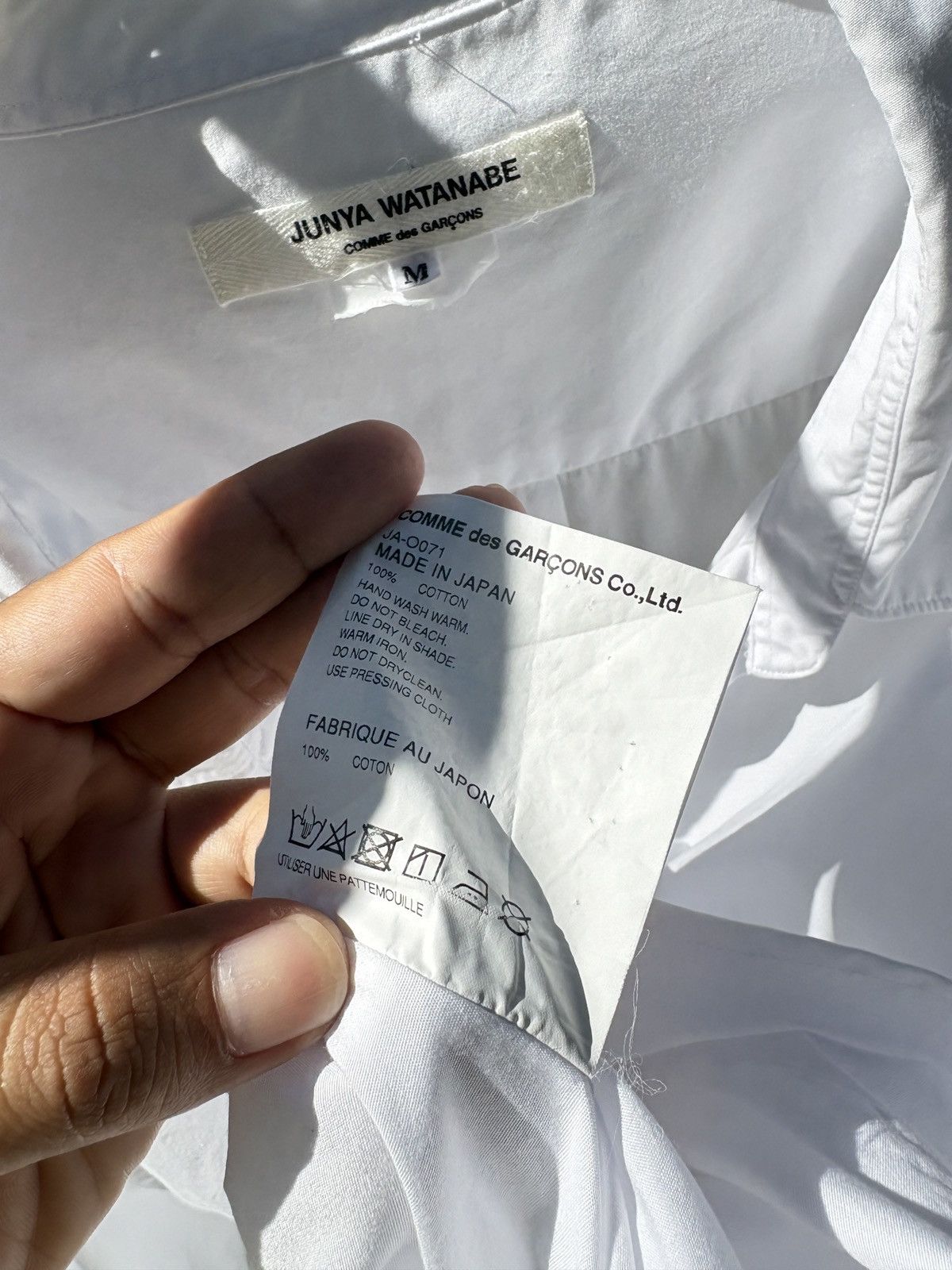 Junya Watanabe Junya Watanabe white oversized shirt dress vents at sleeves Size M / US 6-8 / IT 42-44 - 13 Thumbnail