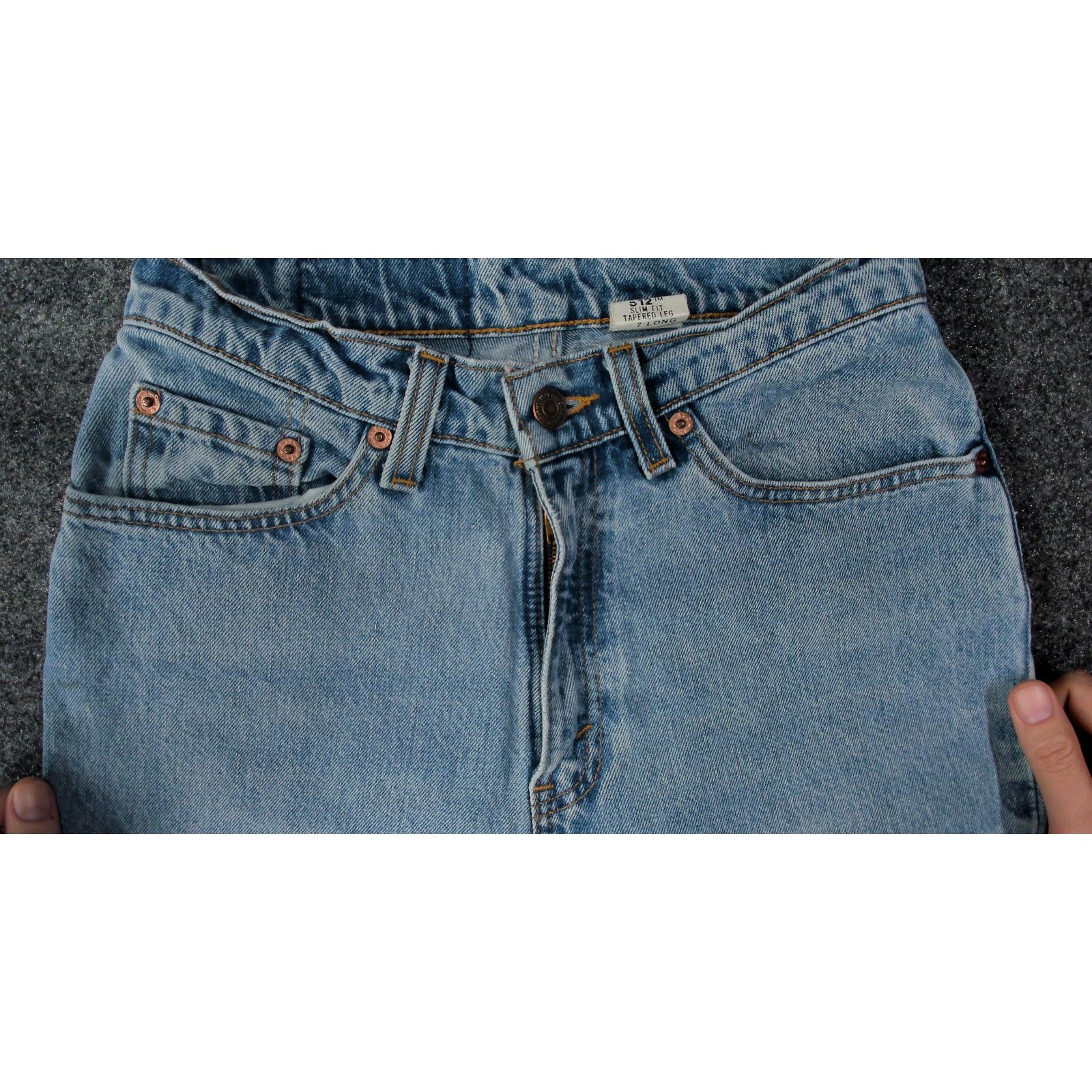 Levi's 1995 Vintage Levi's 512 Stonewash Made in USA W27 L33 Size 27" / US 4 / IT 40 - 10 Thumbnail