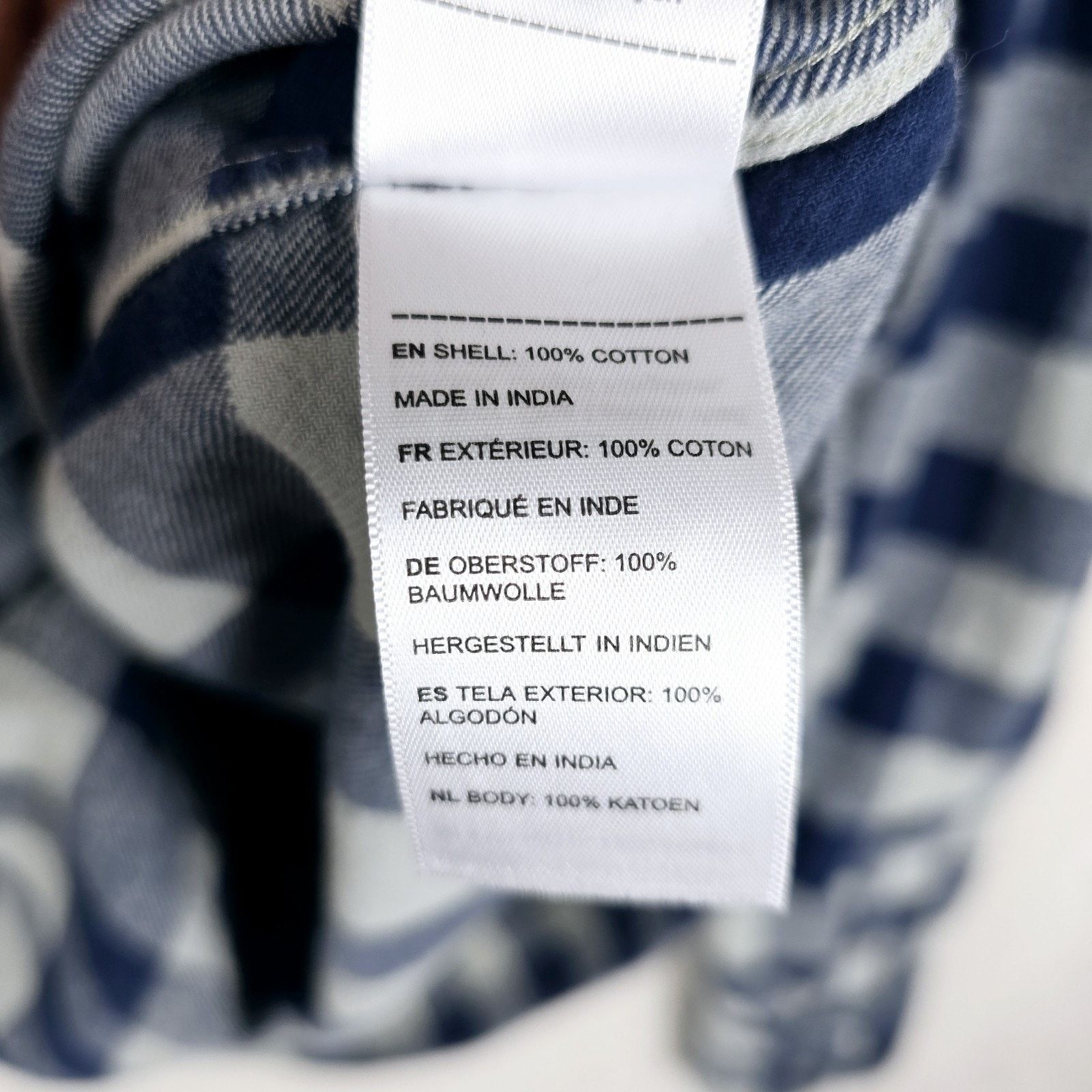 UNTUCKit UNTUCKit Shirt Large Blue Slim Fit Men’s Plaid Flannel Size US L / EU 52-54 / 3 - 6 Thumbnail