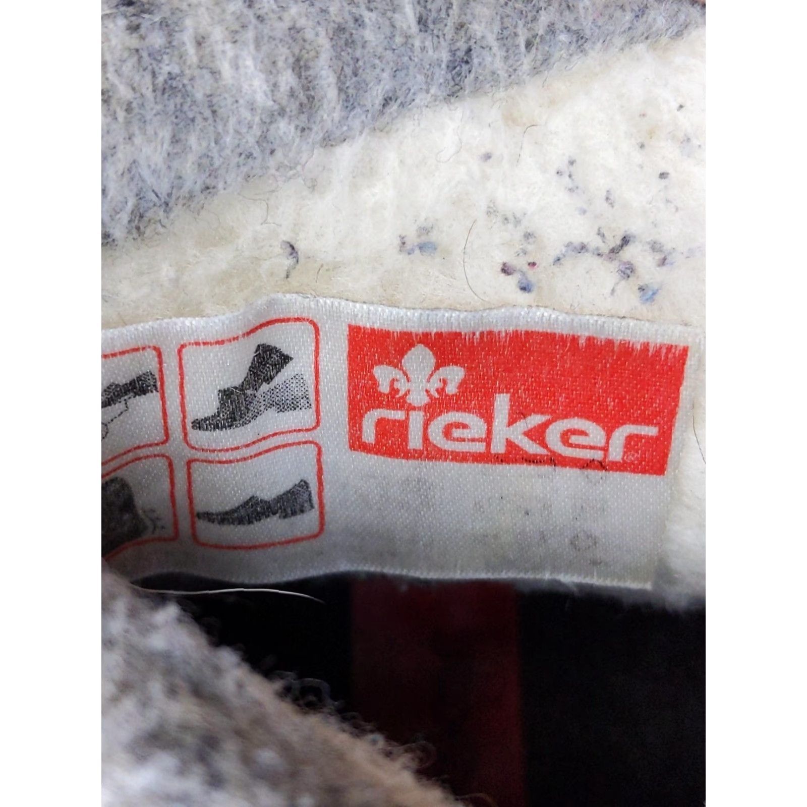 Rieker Rieker Boots Womens 7.5 Gray Nubuck Ankle Lace Zip Wool Lined Rieker-Tex Sneaker Casual Winter Size US 8 / IT 38 - 6 Thumbnail