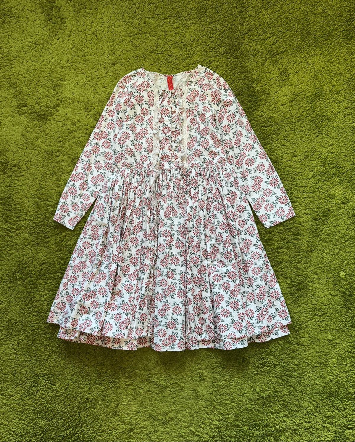Designer Ewa I Walla A/W 2021 avant garde florar pattern poplin dress Size S / US 4 / IT 40 - 1 Thumbnail