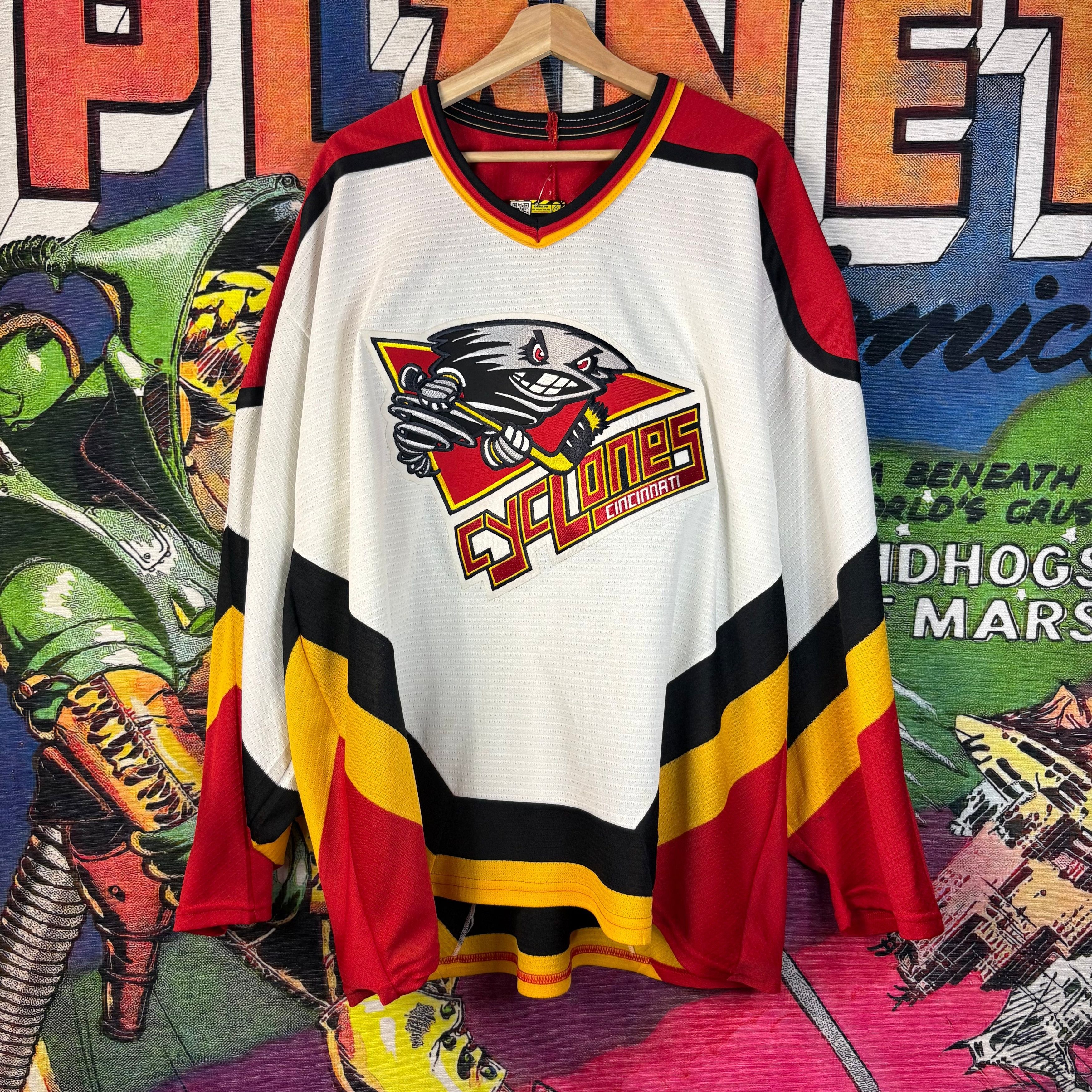 Vintage Vintage 90s Cincinnati Cyclones Hockey Jersey #23 Jersey Size US XL / EU 56 / 4 - 1 Thumbnail