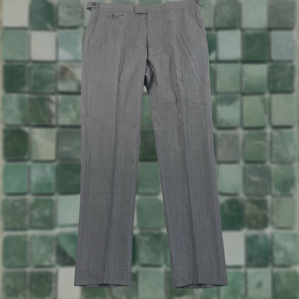 John Varvatos John Varvatos Collection Trouser Pants 36x34 Grey Wool Silk Side Tabs Dress Pants Regular Mens Straight Front Modern Formal Dressy"} Size US 36 / EU 52 - 1 Thumbnail