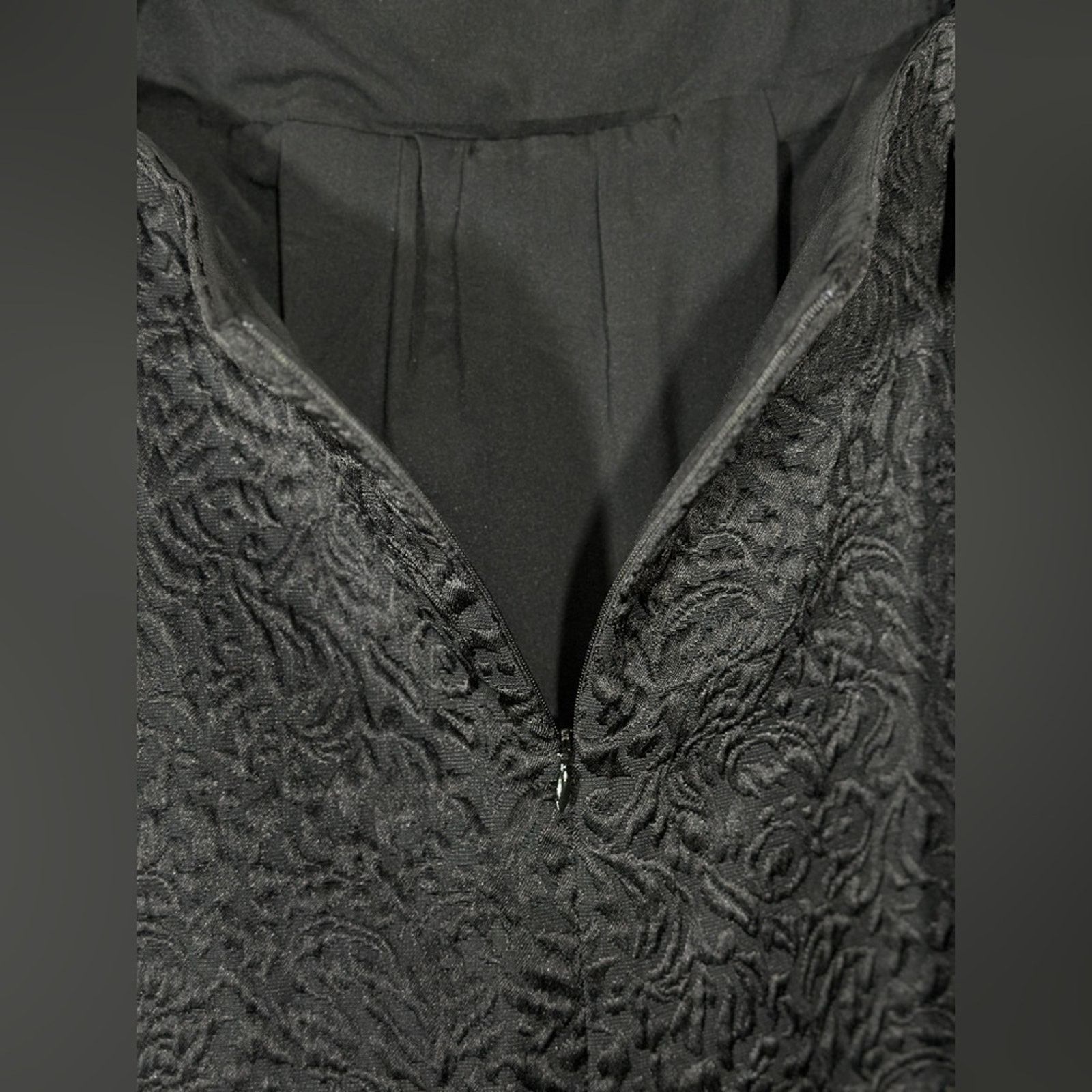 Hunter Bell Hunter Dixon by Hunter Bell Black Jacquard Sleeveless Size 2 Size XS / US 0-2 / IT 36-38 - 6 Thumbnail