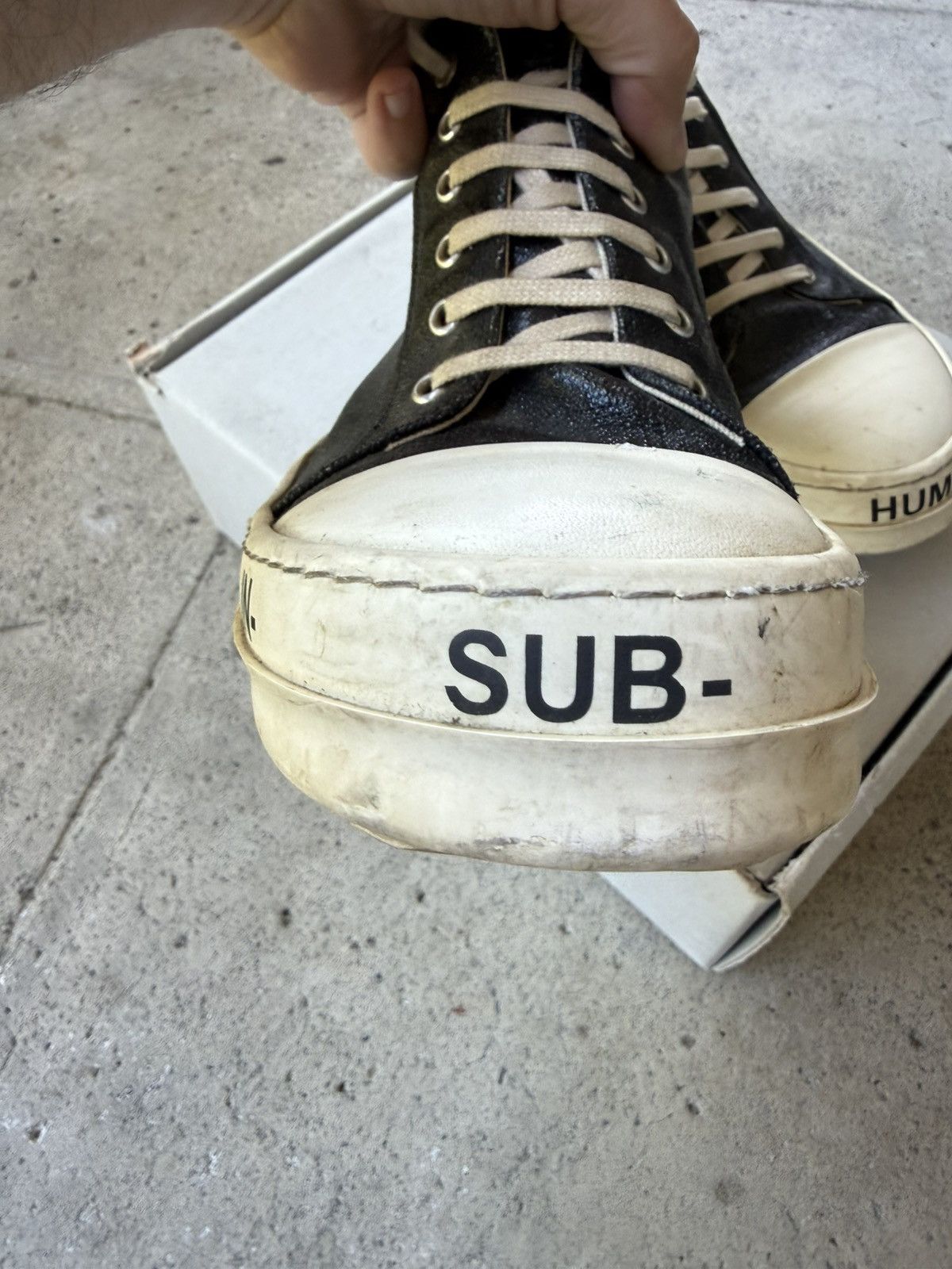 Rick Owens Drkshdw Rare Rick Owens Ramones Dark Shadow 44 In Sub Super Human Size US 10.5 / EU 43-44 - 3 Thumbnail