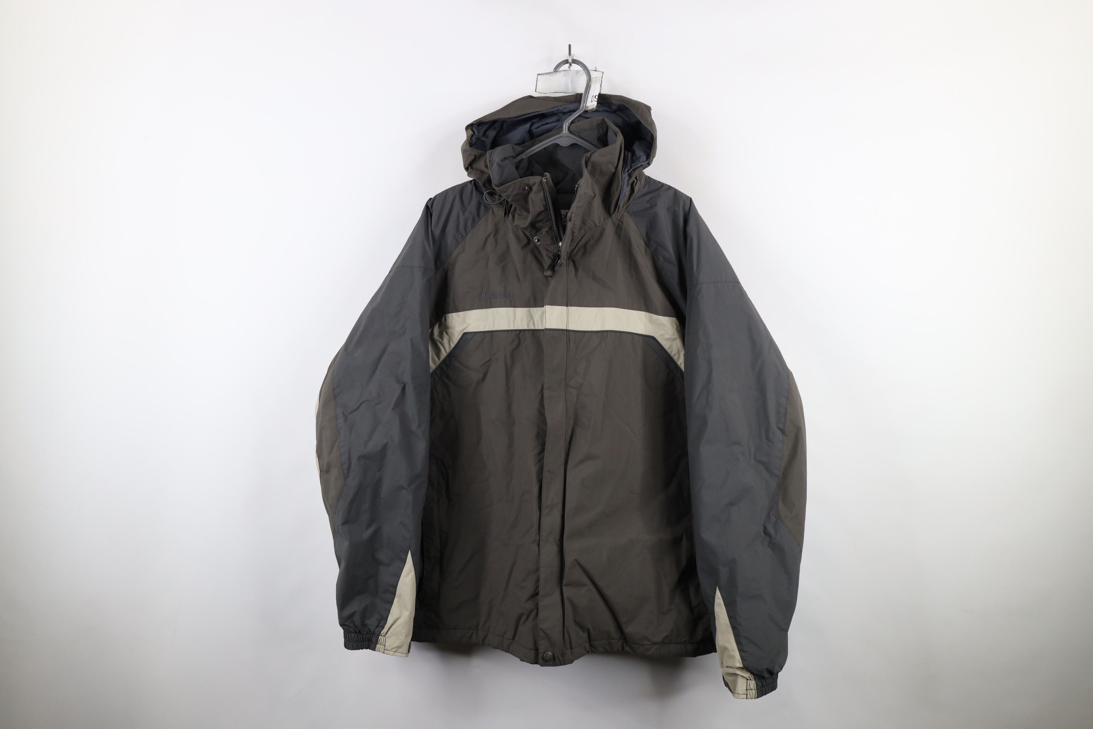 Columbia × Vintage Vintage Columbia Fleece Lined Hooded Winter Jacket Gray Size US XXL / EU 58 / 5 - 1 Thumbnail