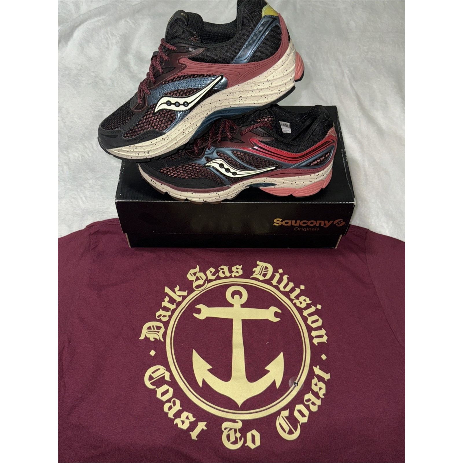Saucony Saucony ProGrid Omni 9 Bariole Men Sz 8 With FREE T-shirt! Size US 8 / EU 41 - 6 Thumbnail