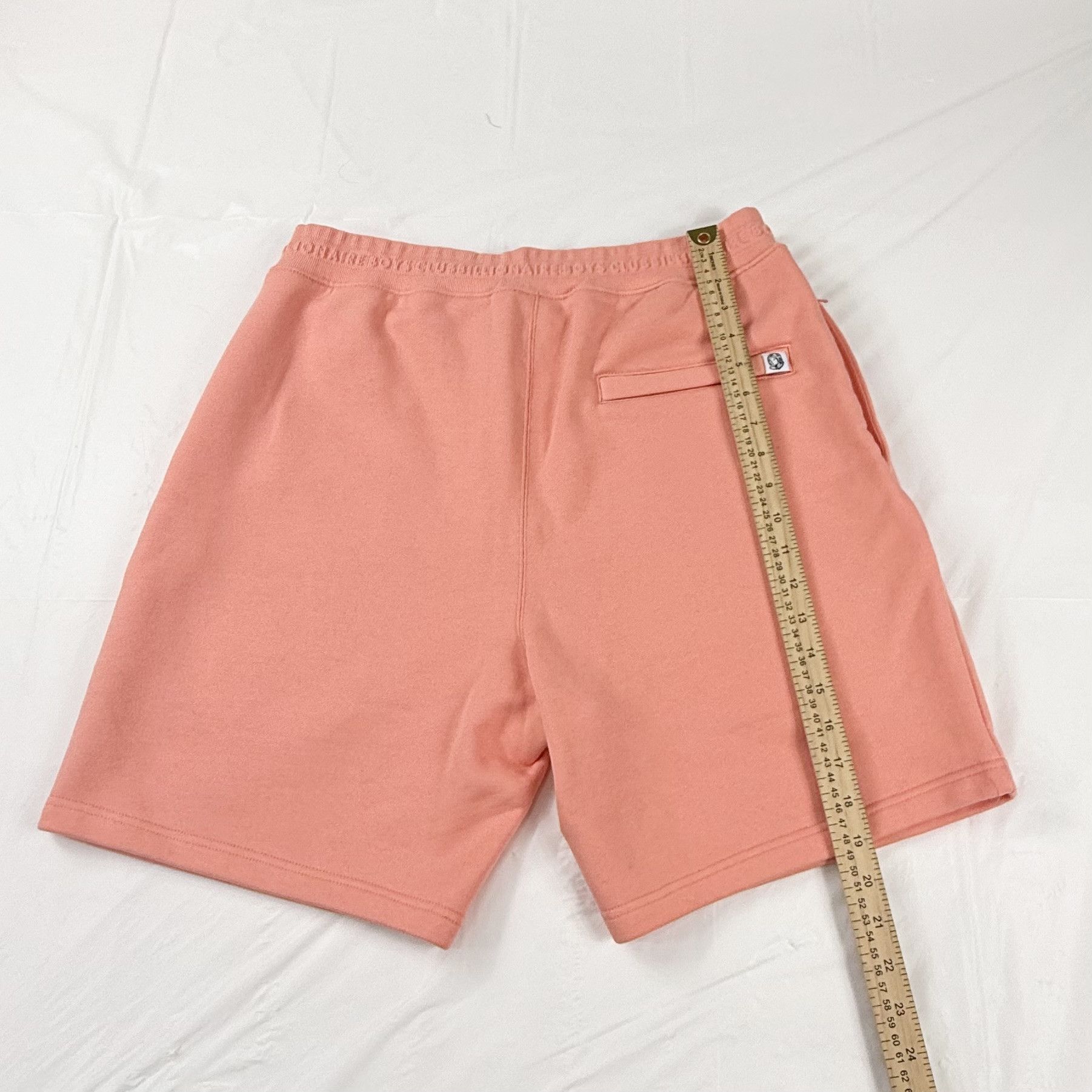 Billionaire Boys Club Billionaire Boys Club Mens Salmon Pink Cotton Sweat Shorts Size US 32 / EU 48 - 3 Thumbnail