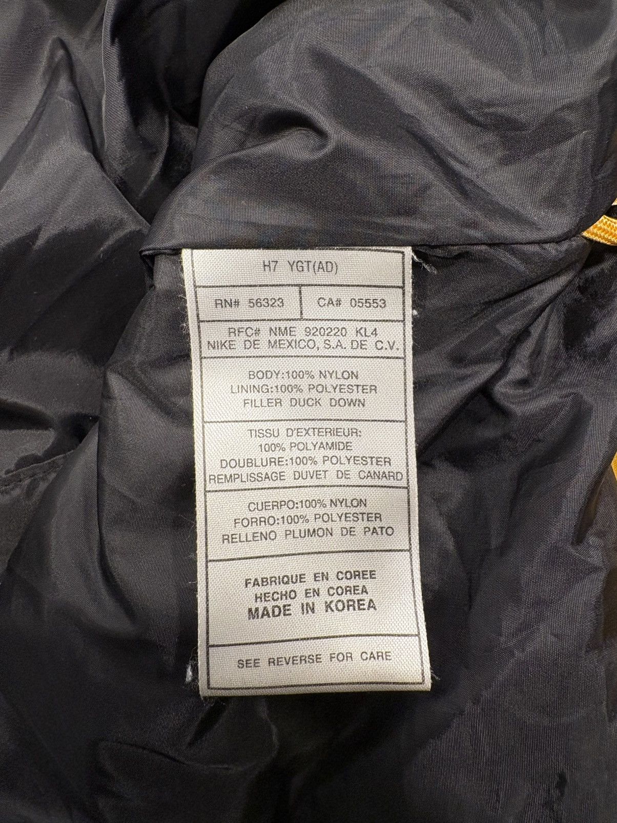 Nike Vintage 90s Nike Puffer Coat Size US XL / EU 56 / 4 - 4 Thumbnail