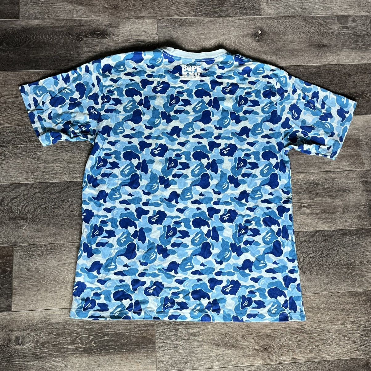 Bape A Bathing Ape Bape XXV ABC Camo Blue 25th Anniversary Ter Size US XXL / EU 58 / 5 - 2 Thumbnail