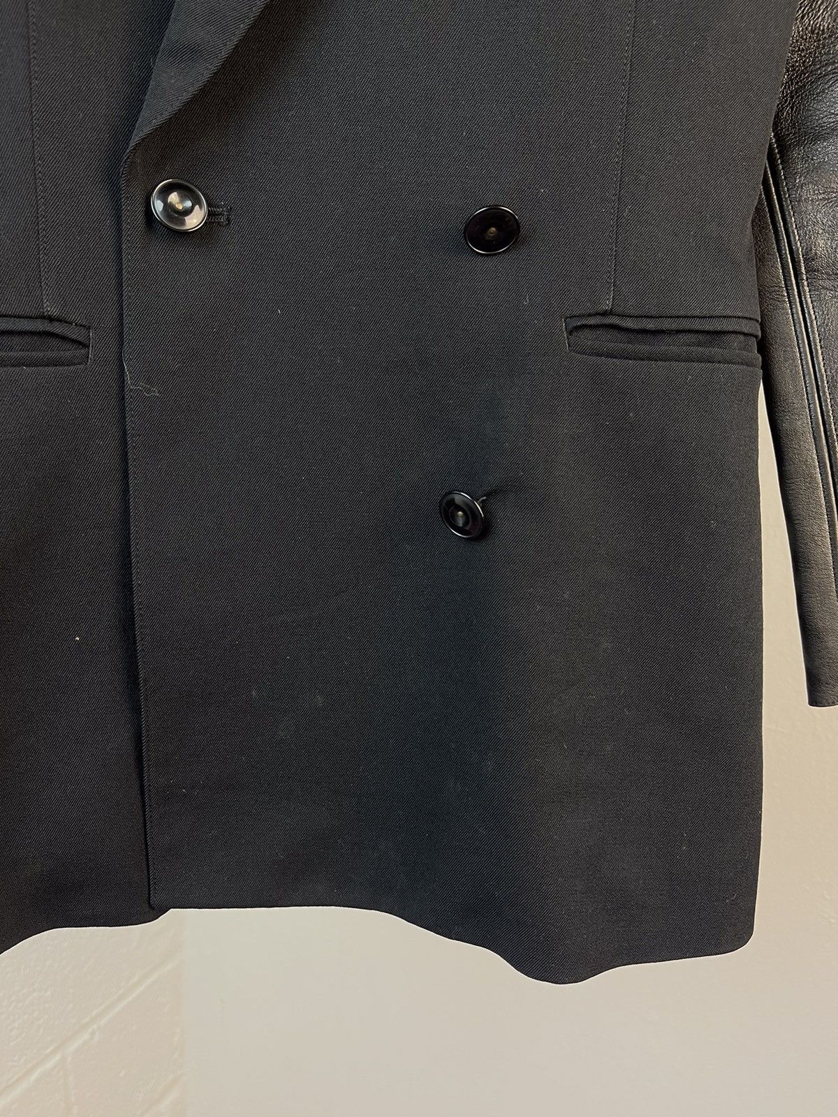 Jean Paul Gaultier Rare 90s Jean Paul Gaultier Leather Hand Lace Up Jacket Size M / US 6-8 / IT 42-44 - 11 Thumbnail