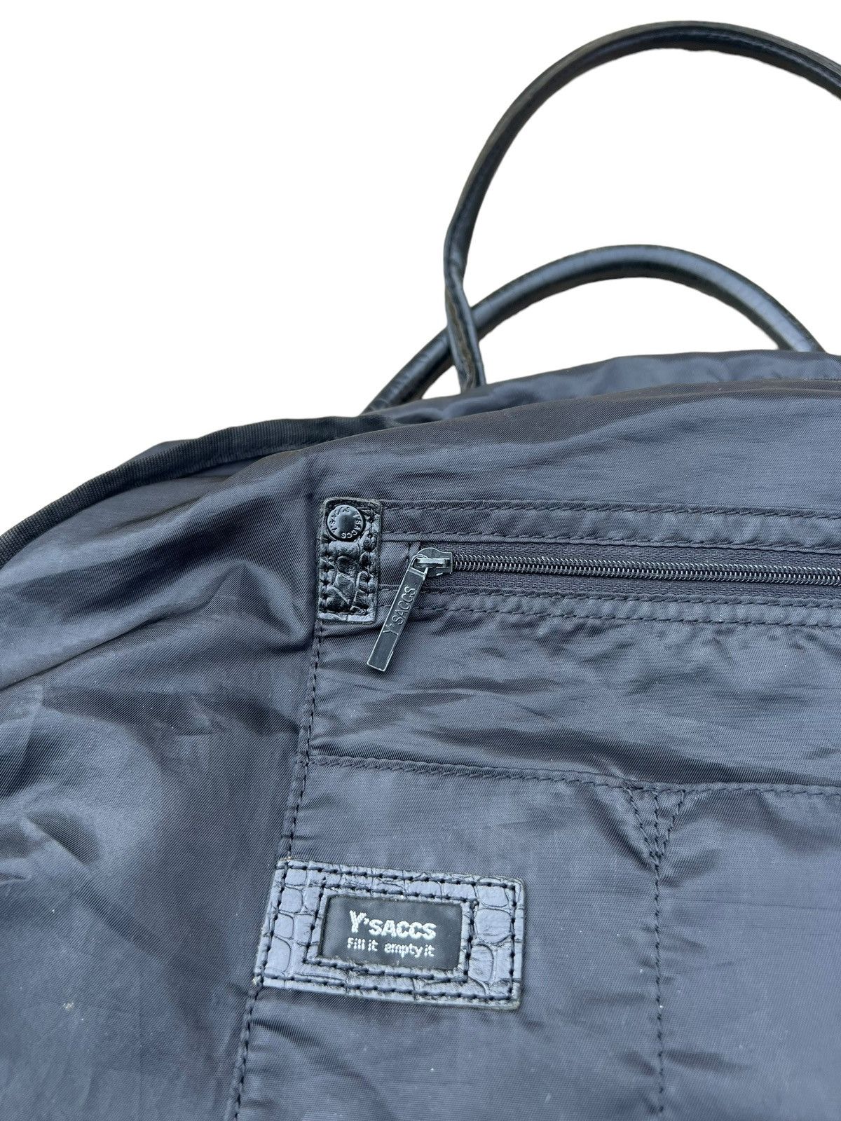 Yohji Yamamoto Vintage 2000s Yohji Yamamoto Y’saccs Huge Handle Bag Size ONE SIZE - 21 Thumbnail