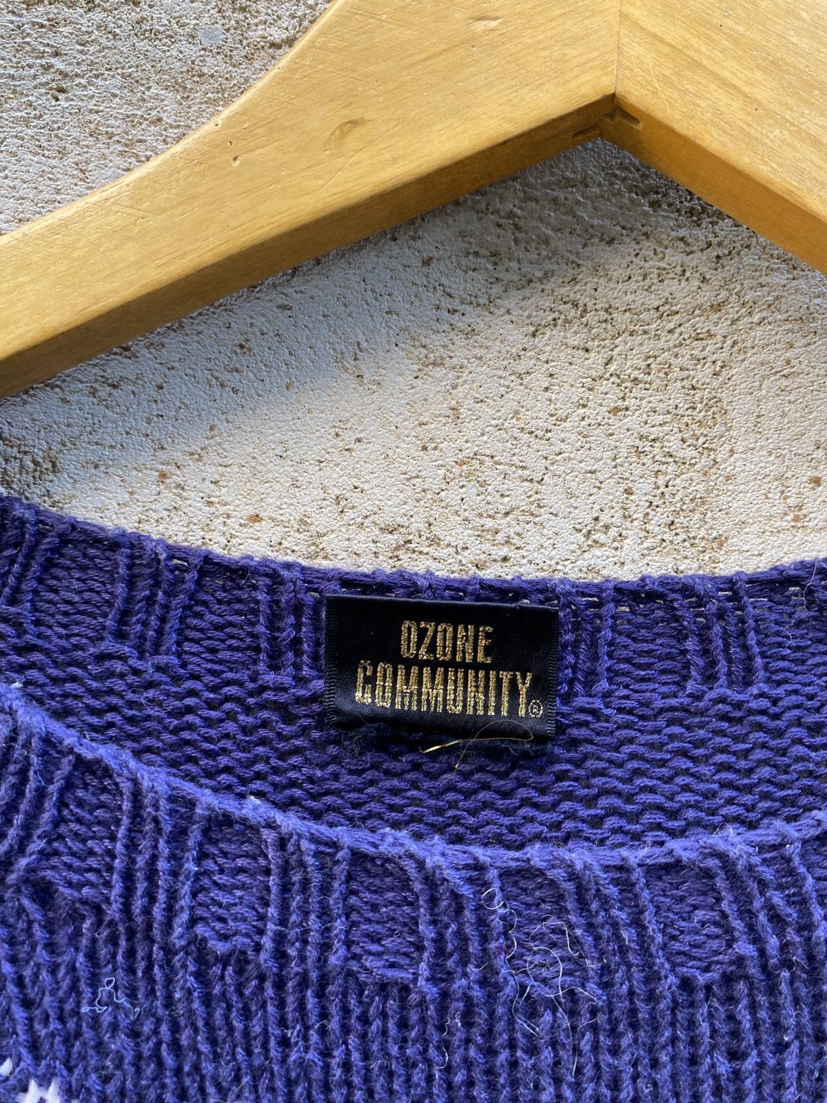 20471120 × Beauty Beast × Hysteric Glamour 1990’s Ozone Community Knit Cable Grunge Punk Sweater Size US M / EU 48-50 / 2 - 5 Thumbnail