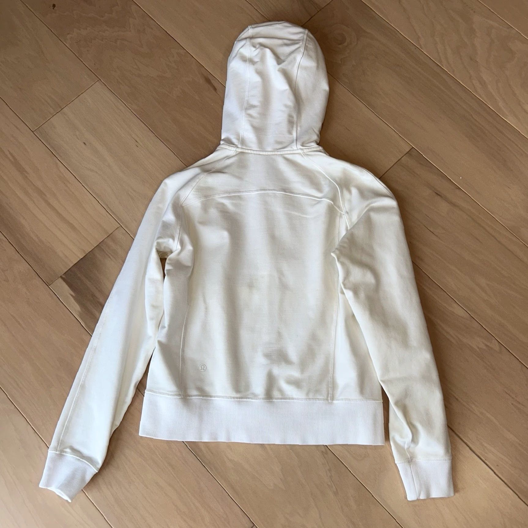 Lululemon Lululemon Loop Back Hoodie Women’s 6 Ivory Full Zip Size M / US 6-8 / IT 42-44 - 4 Thumbnail