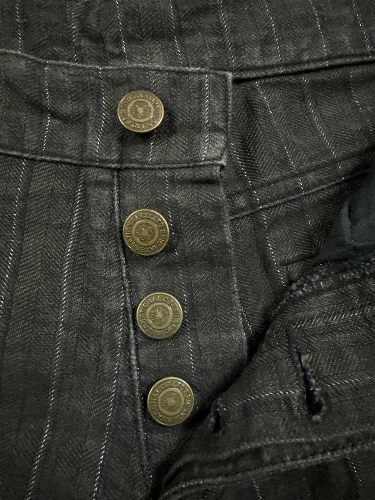 Tornado Mart FLARED TORNADO MART STRIPED BOOTCUT DENIM Size US 28 / EU 44 - 13 Thumbnail