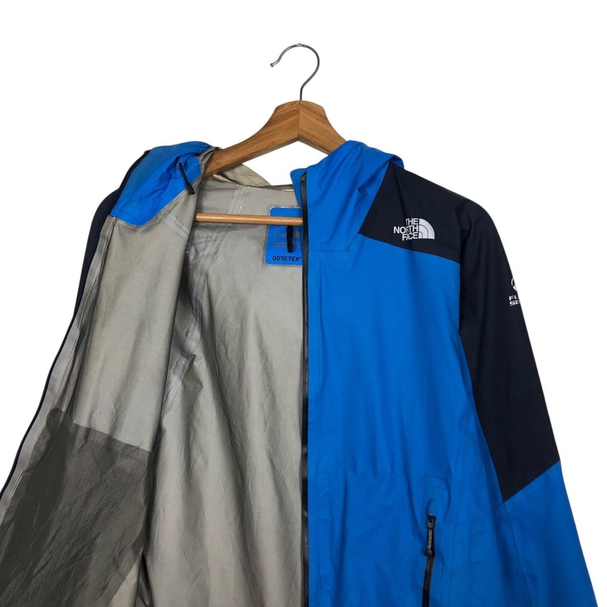 The North Face 📌Rich Blue Zipper Outdoor Hunting The North Face Goretex Size US M / EU 48-50 / 2 - 14 Thumbnail