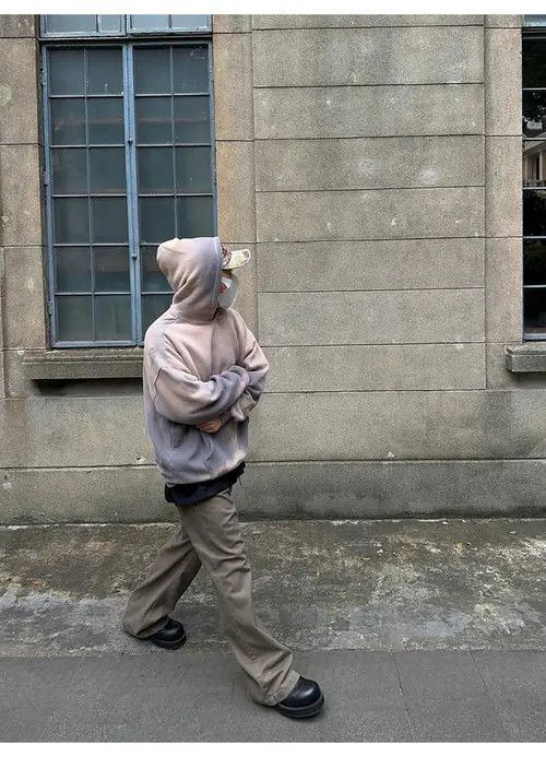 Other Trendy Purple Ombre Gradient Vibe Distressed Hoodie Size US L / EU 52-54 / 3 - 7 Thumbnail