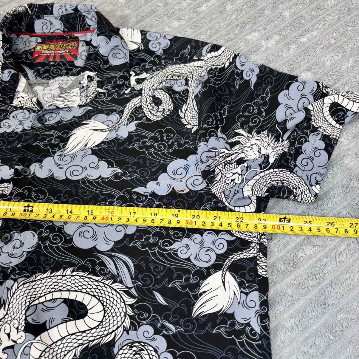 Other Fresh Prints of Tokyo Drill Mens XL Button Up Dragon Shirt Size US XL / EU 56 / 4 - 5 Thumbnail